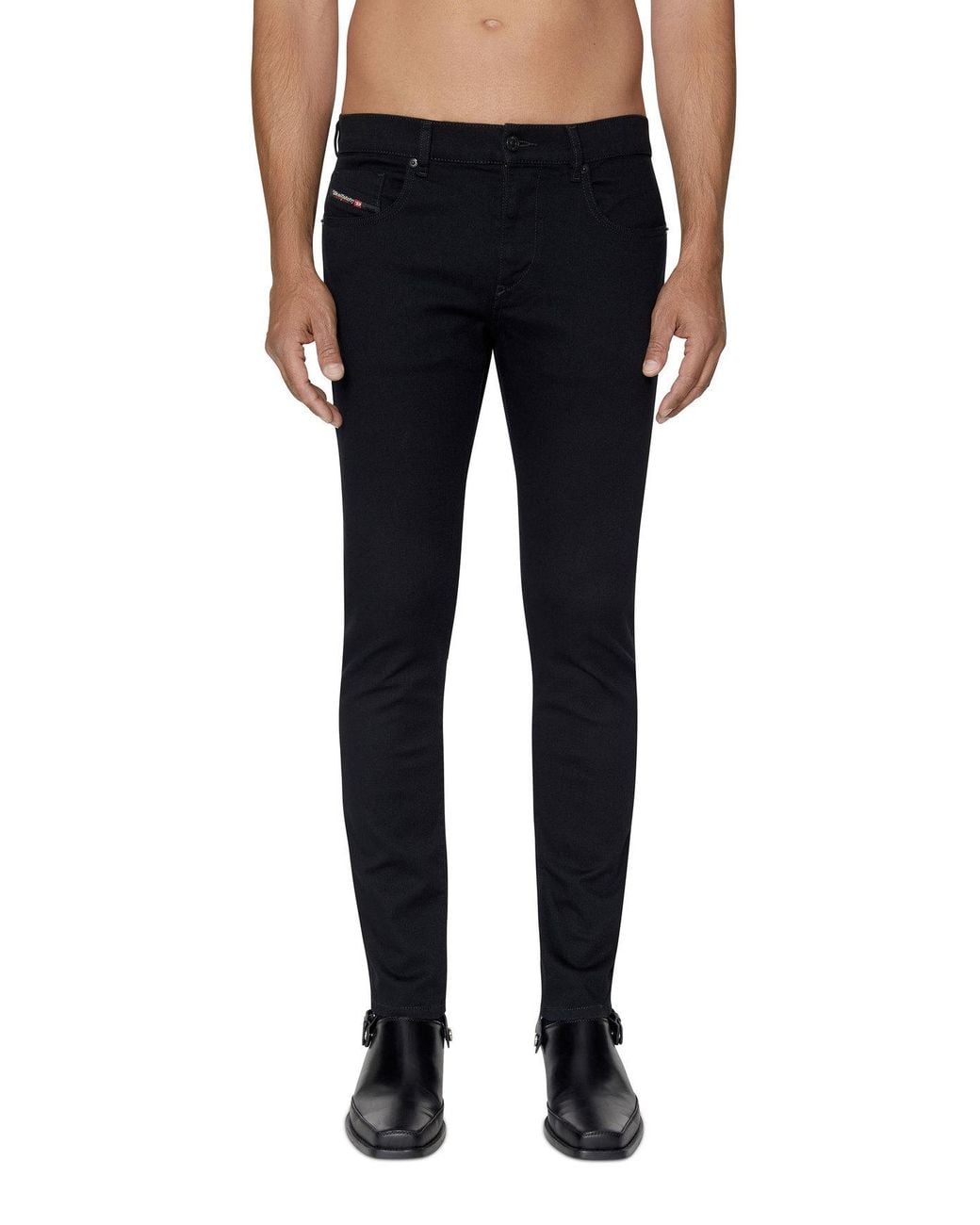 DIESEL Blue D-Strukt Slim-Fit Jeans for men