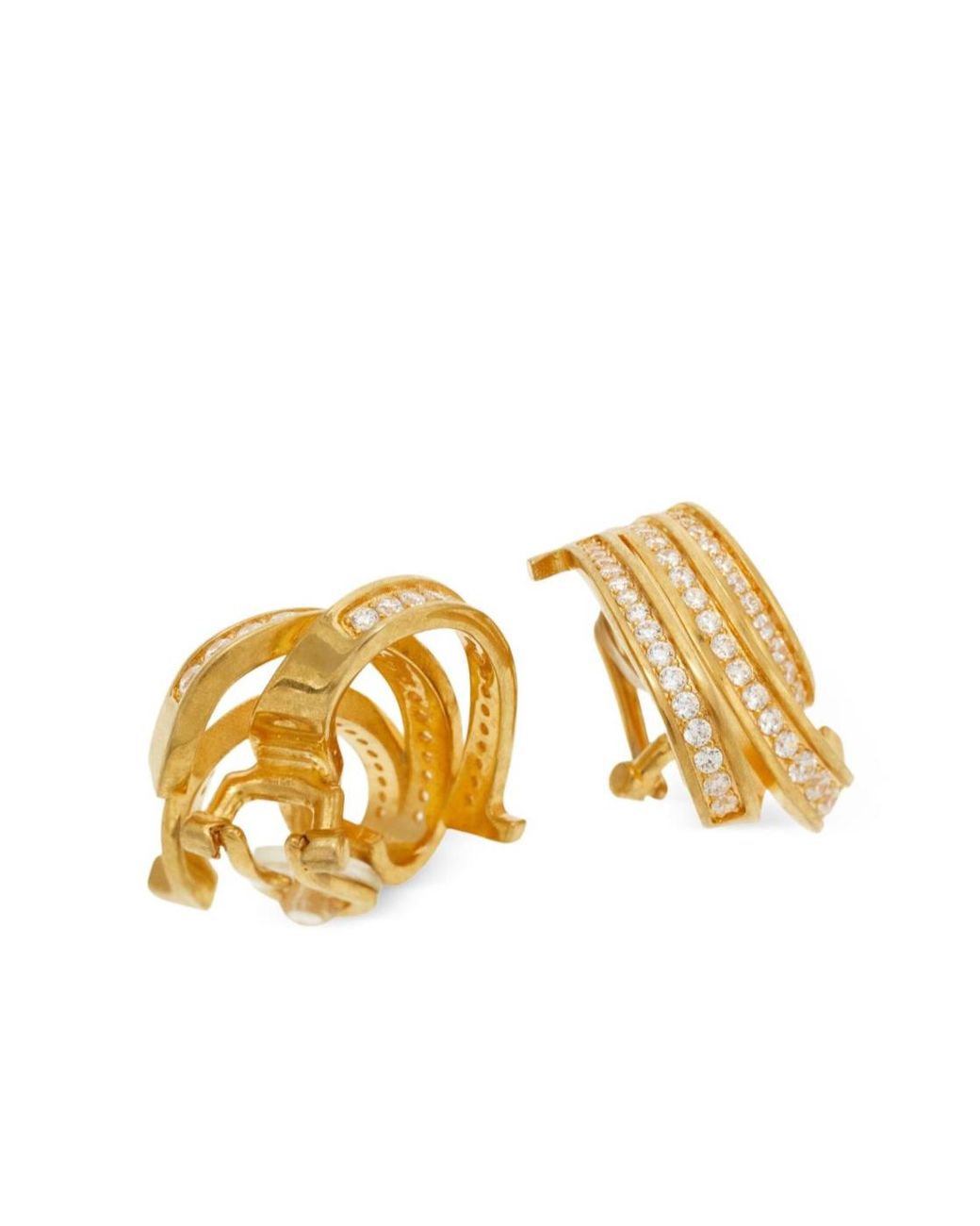 Ferragamo Metallic Clip-On Earrings