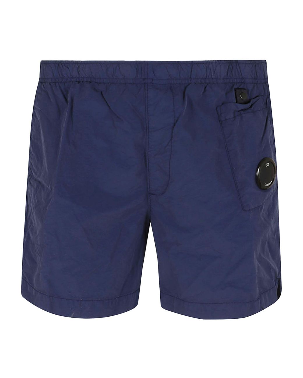C P Company Blue Lens Detail Swim Shorts for men