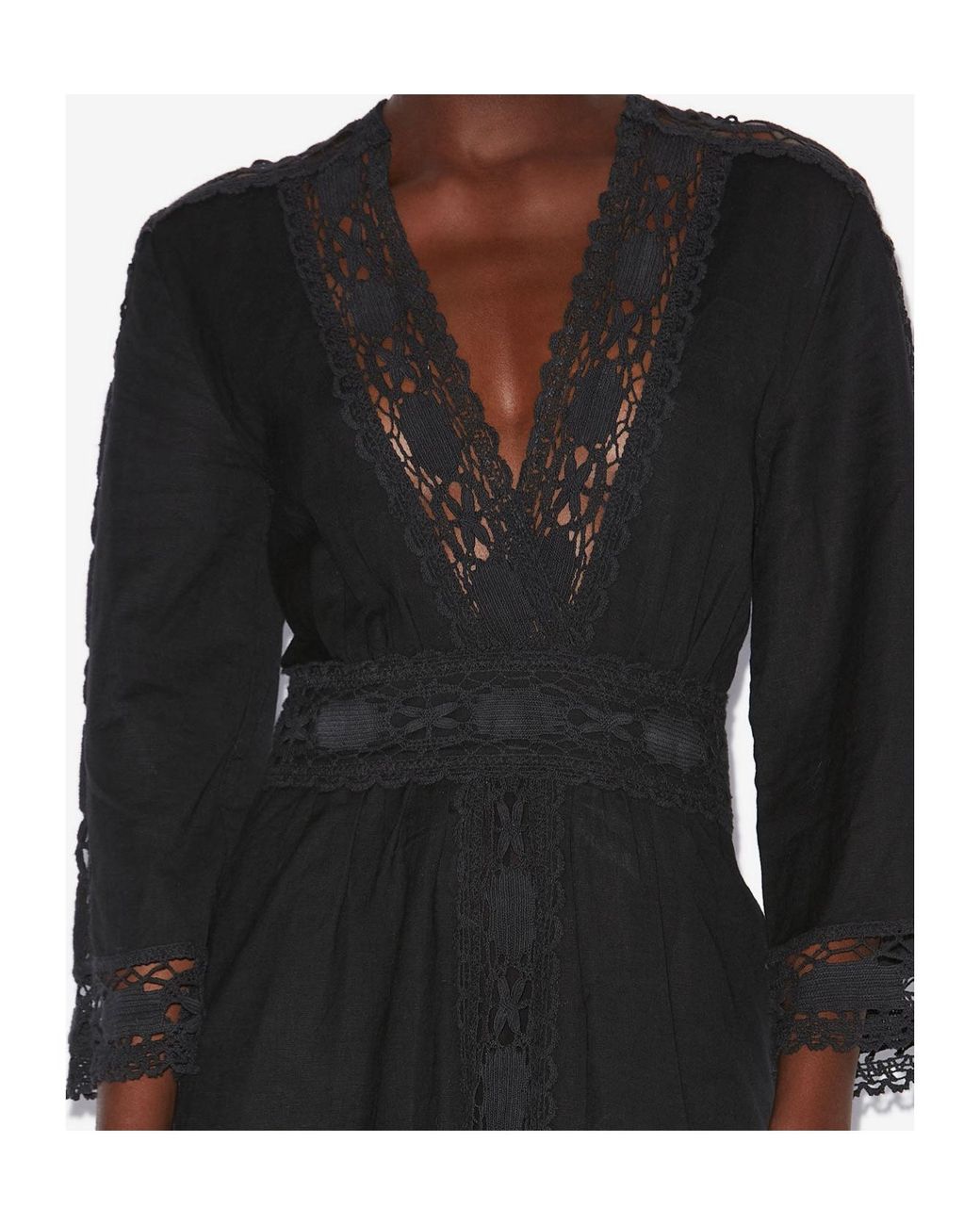 Isabel Marant Black Veona Dress