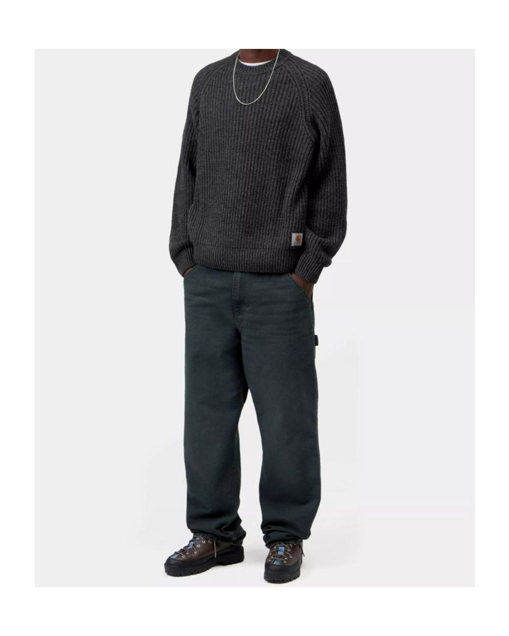 Carhartt Black Firth Crewneck Jumper for men