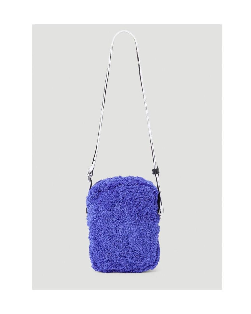 Marni Blue Terry Shoulder Bag for men