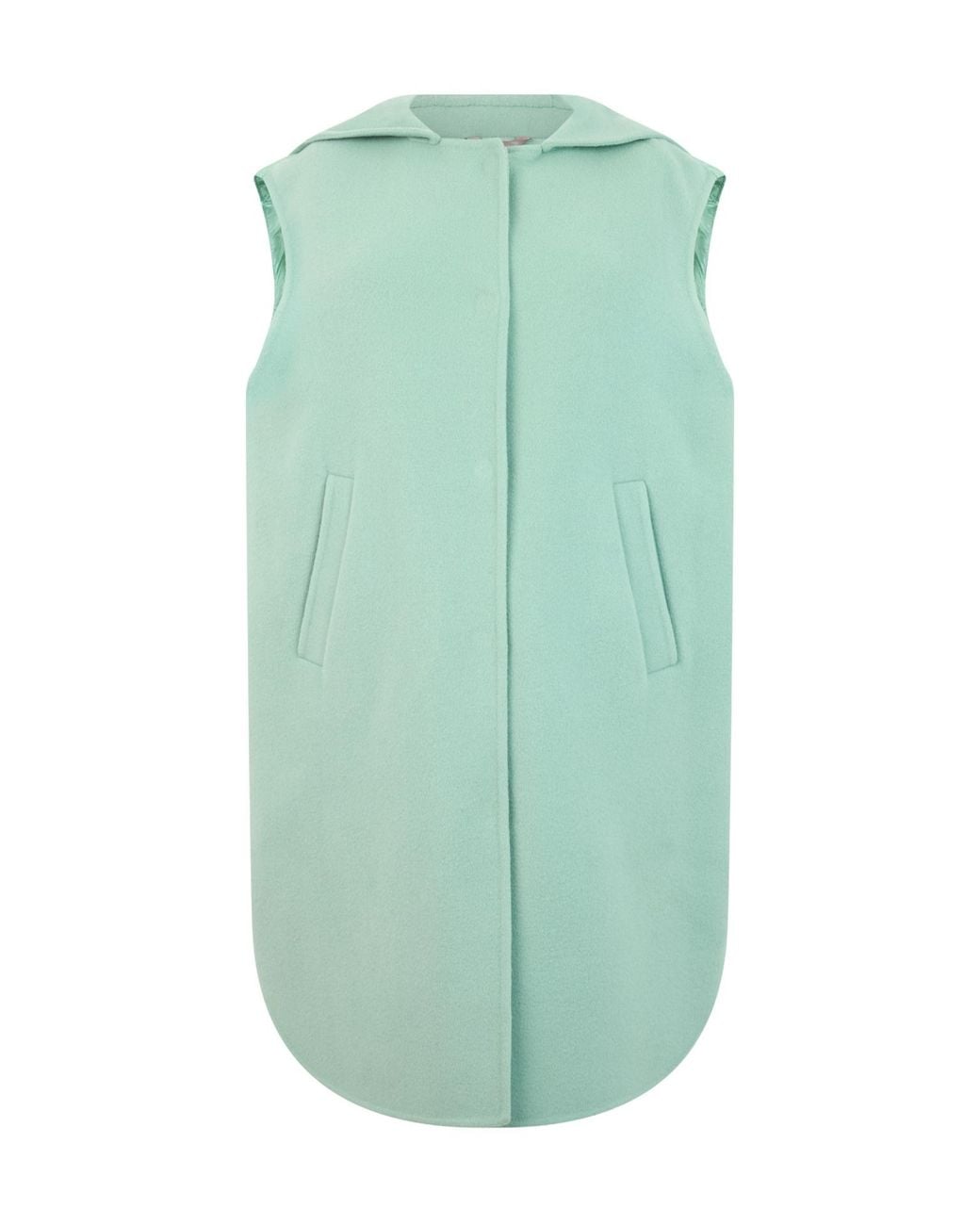 Herno Green Quilted Hooded Gilet