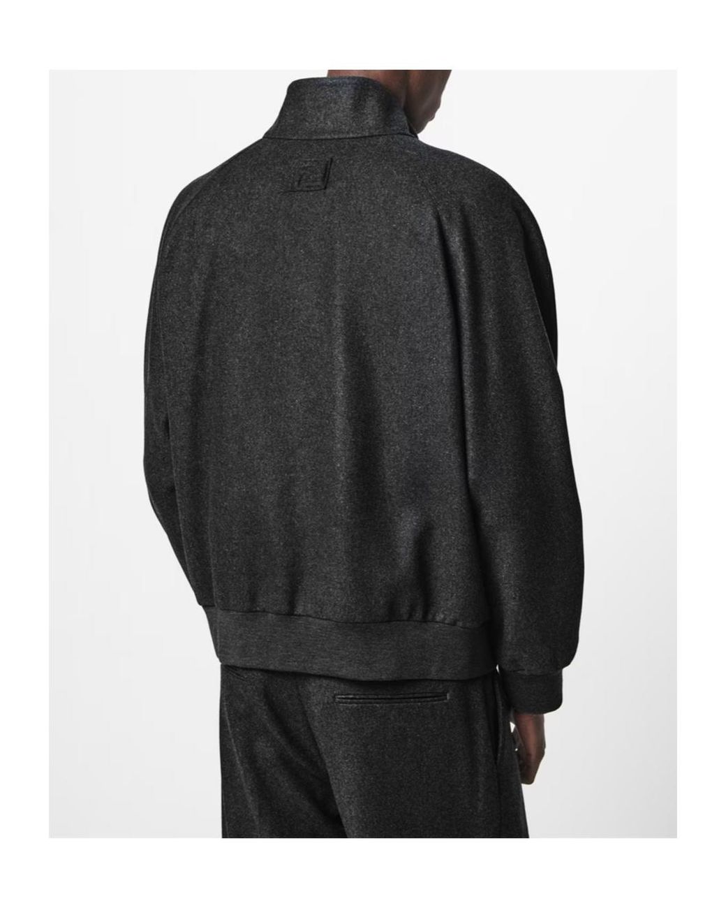 Fendi Black Zipper Jacket for men