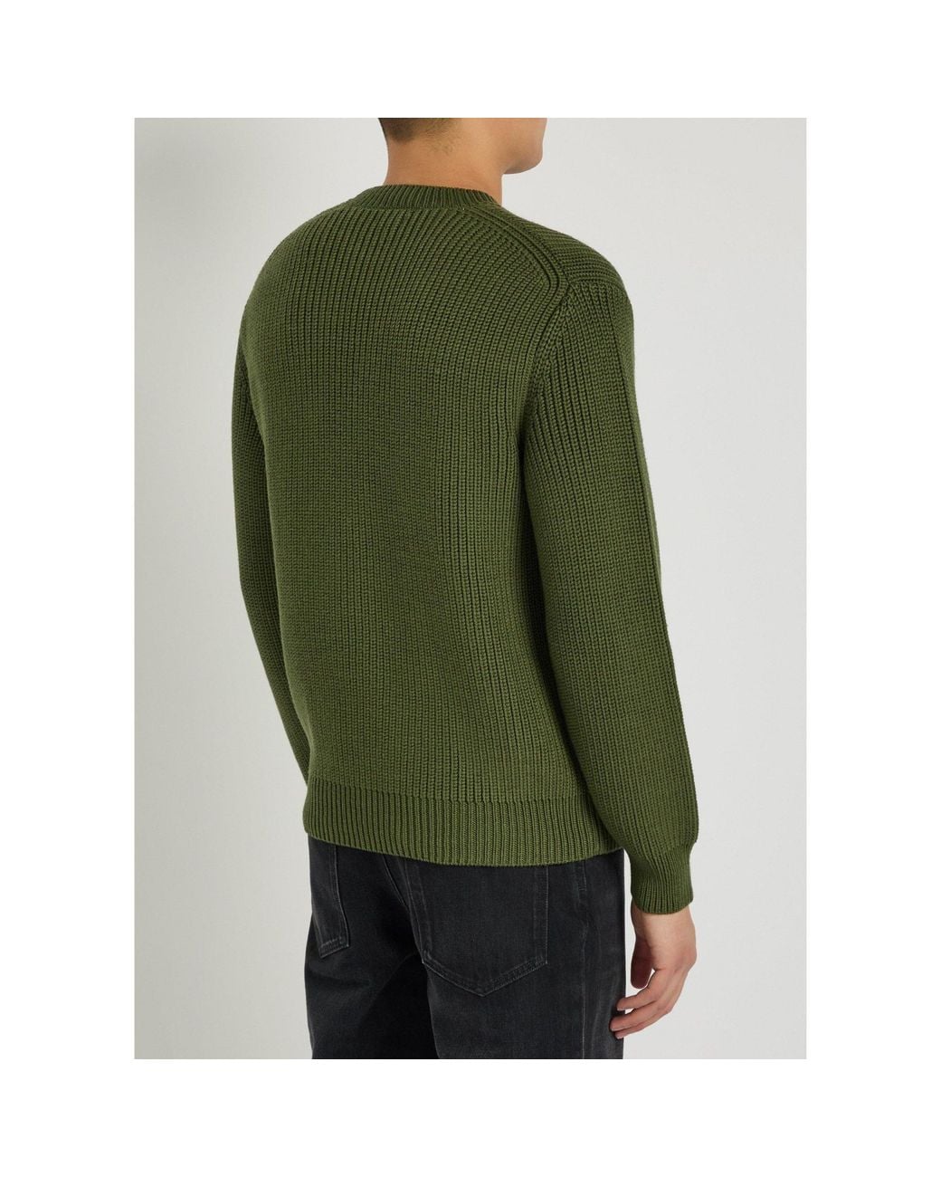 Tom Ford Green Simple Wool Sweater for men
