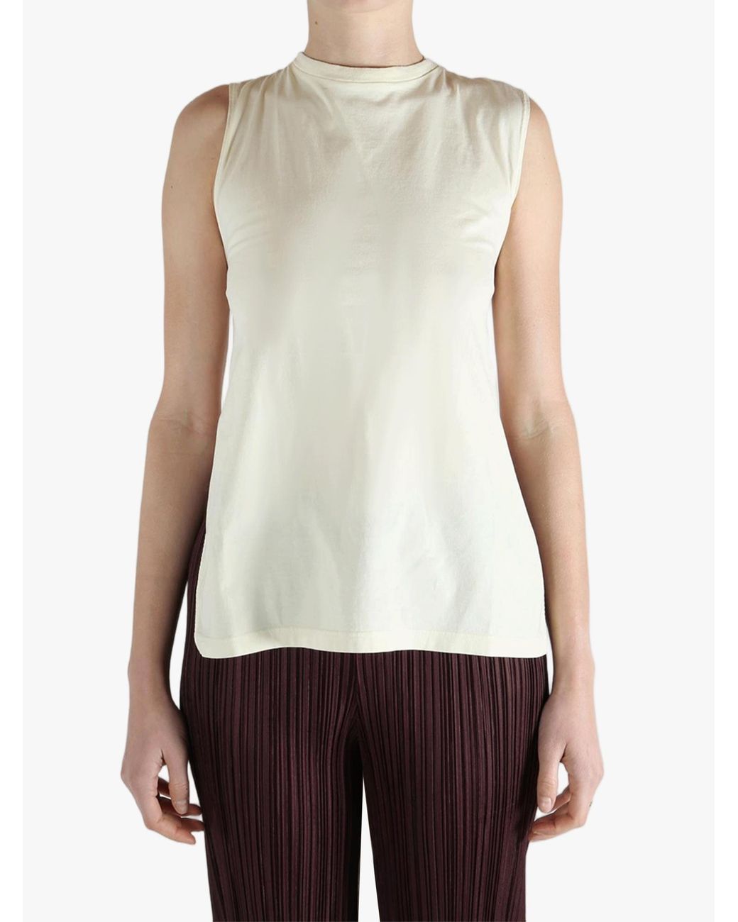 Rier White Tied Open Back T-Shirt for men