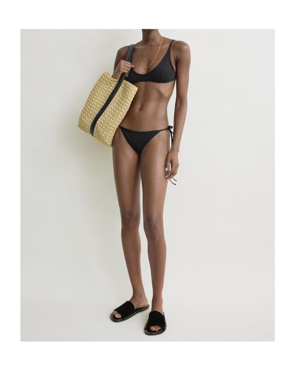 Totême Black Totême Sea Tie-Side Bikini Briefs