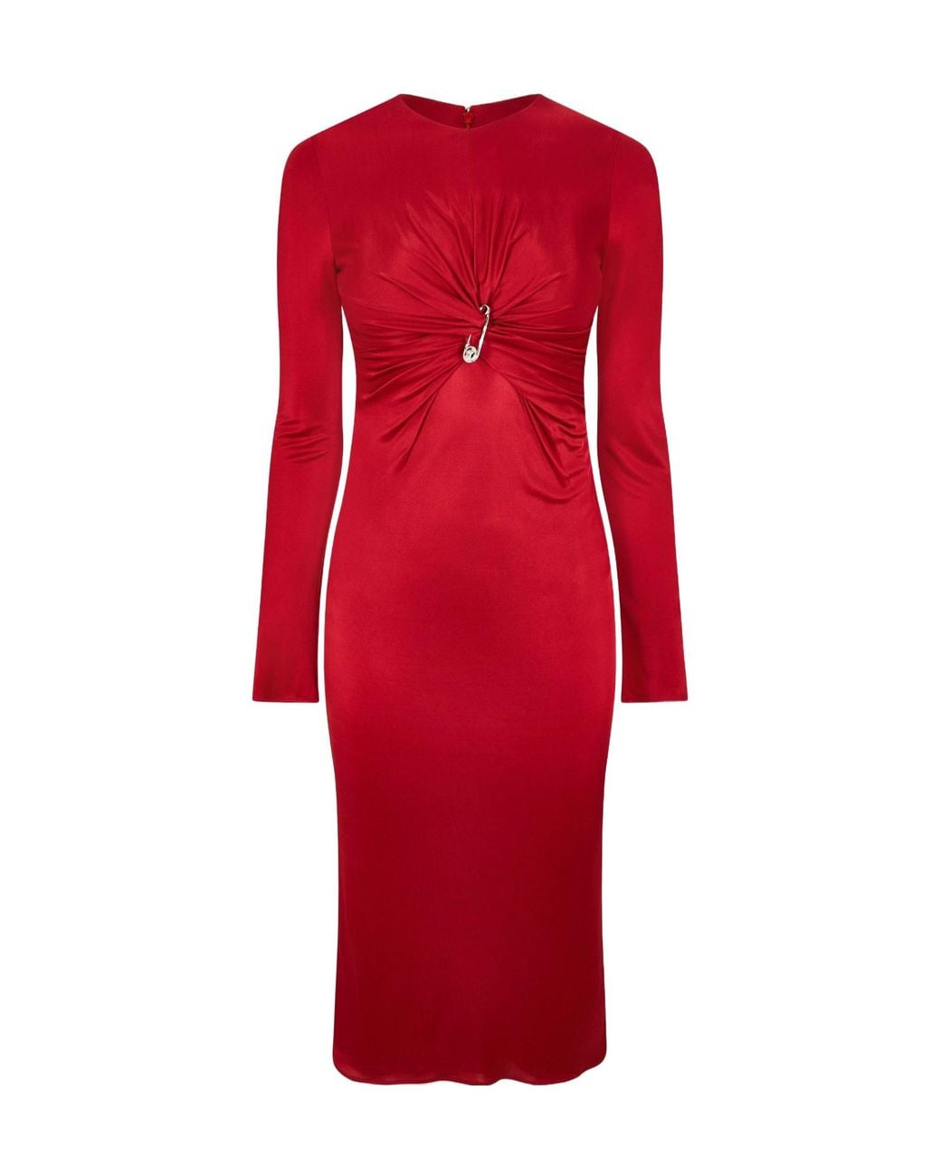 Versace Red Mid-Length Dress