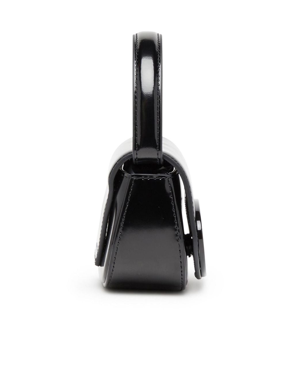 DIESEL Black 1Dr-Xs-S Iconic Logo Detailed Mini Tote Bag