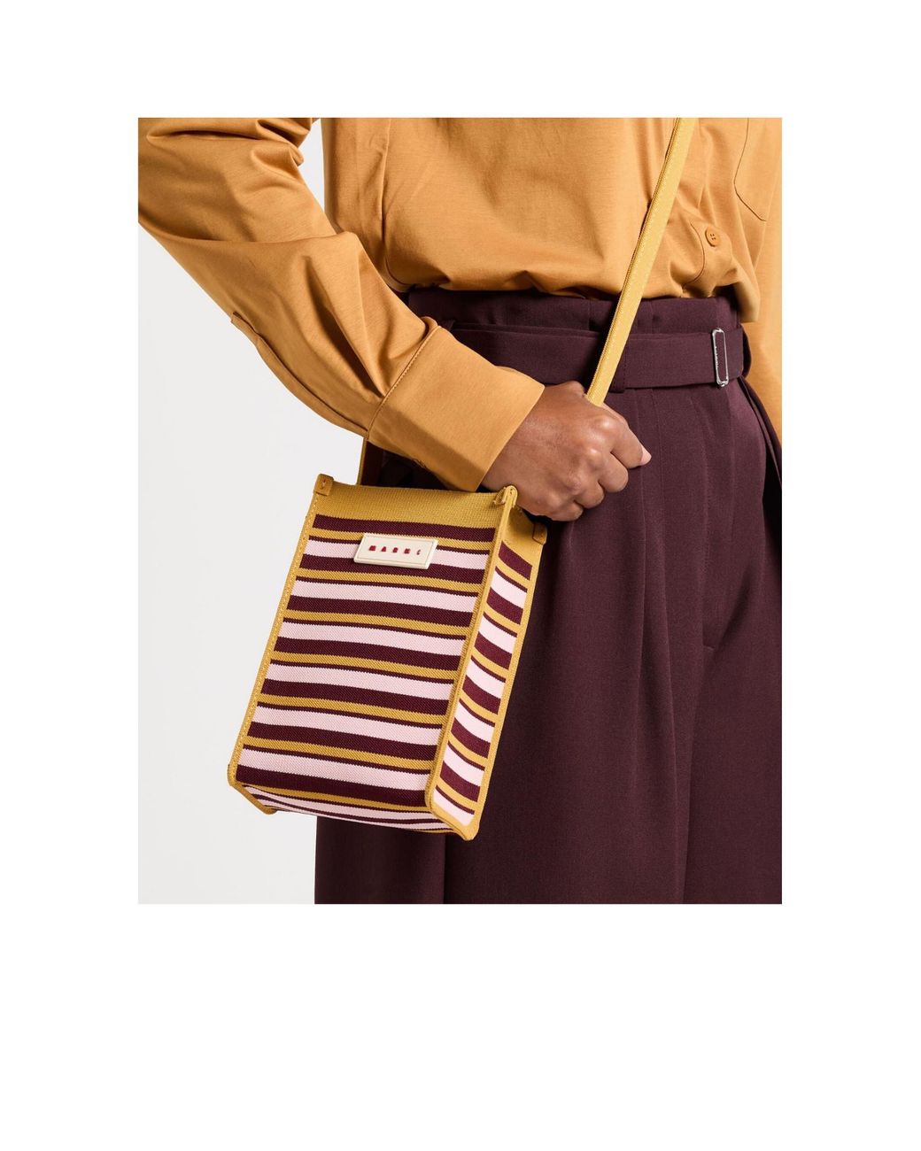 Marni White Mini Crossbody Bag