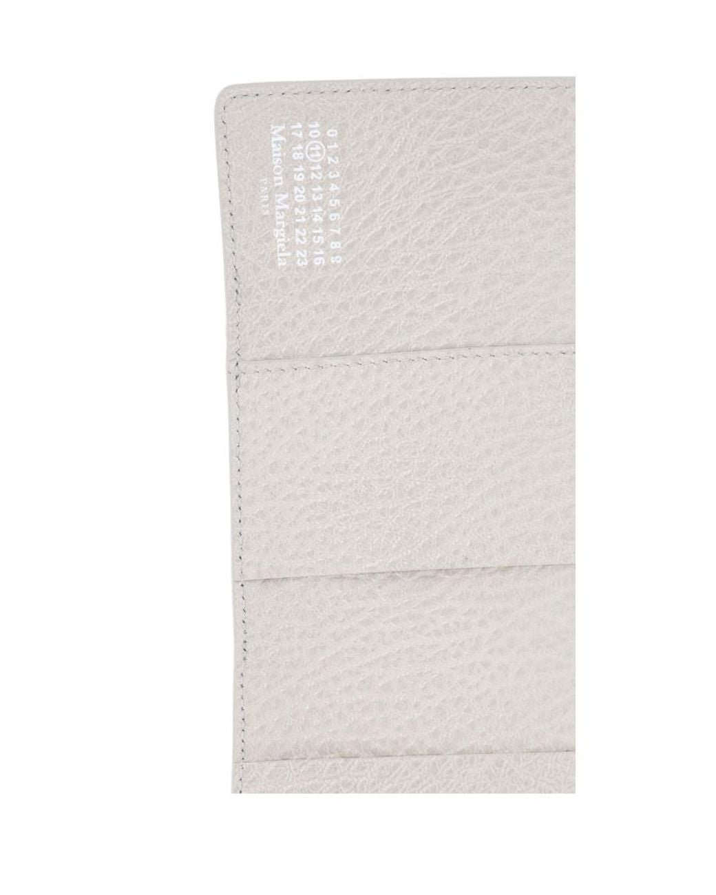 Maison Margiela White Four Stitch Tri-Fold Wallet