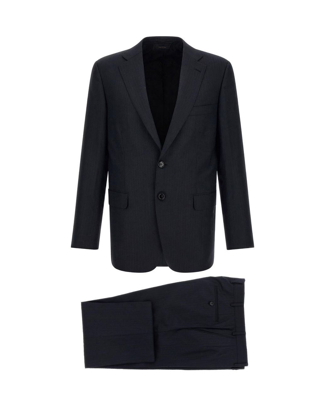 Brioni Blue Single-Breasted Suits for men