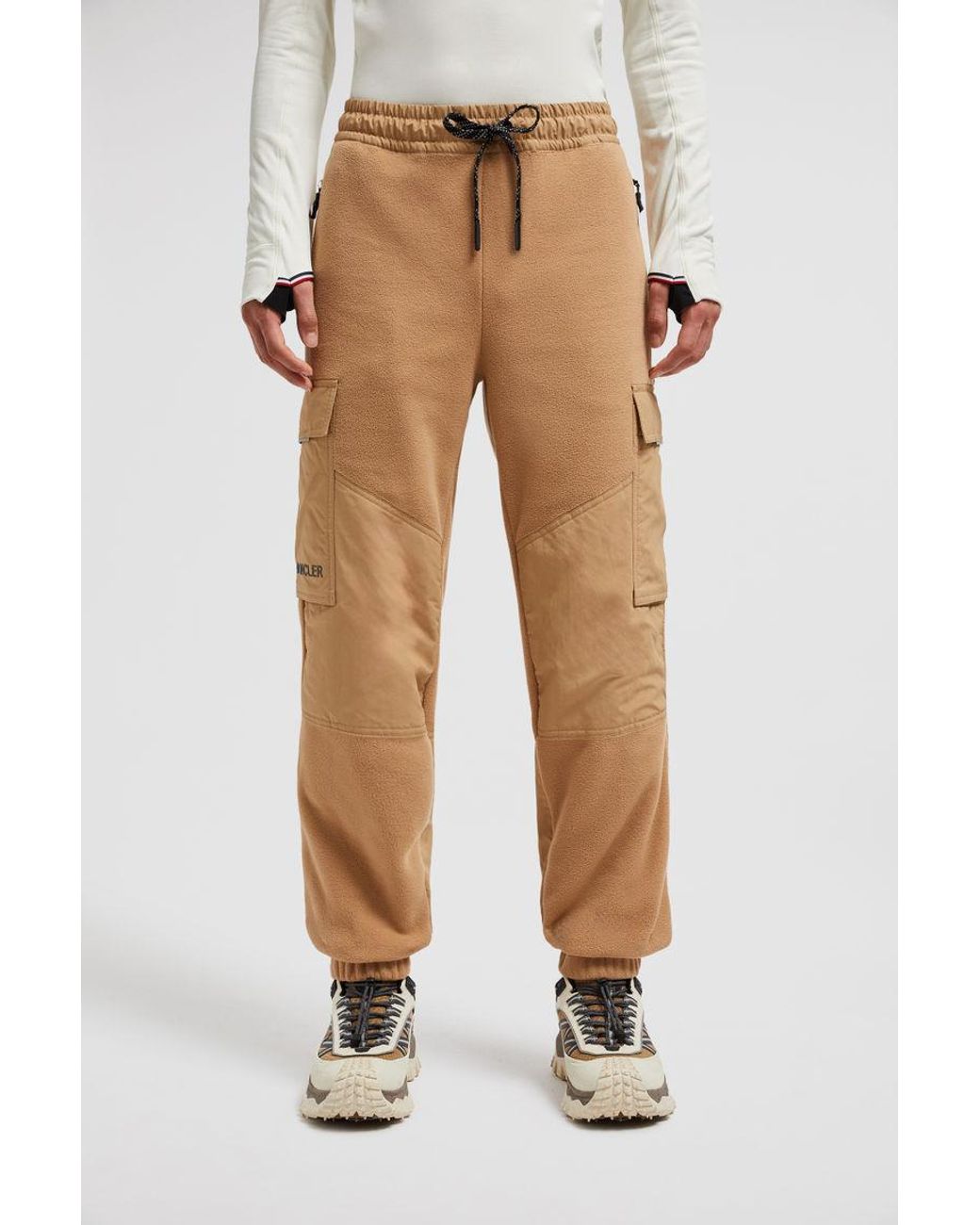 Moncler Natural Polartec Track Pants for men