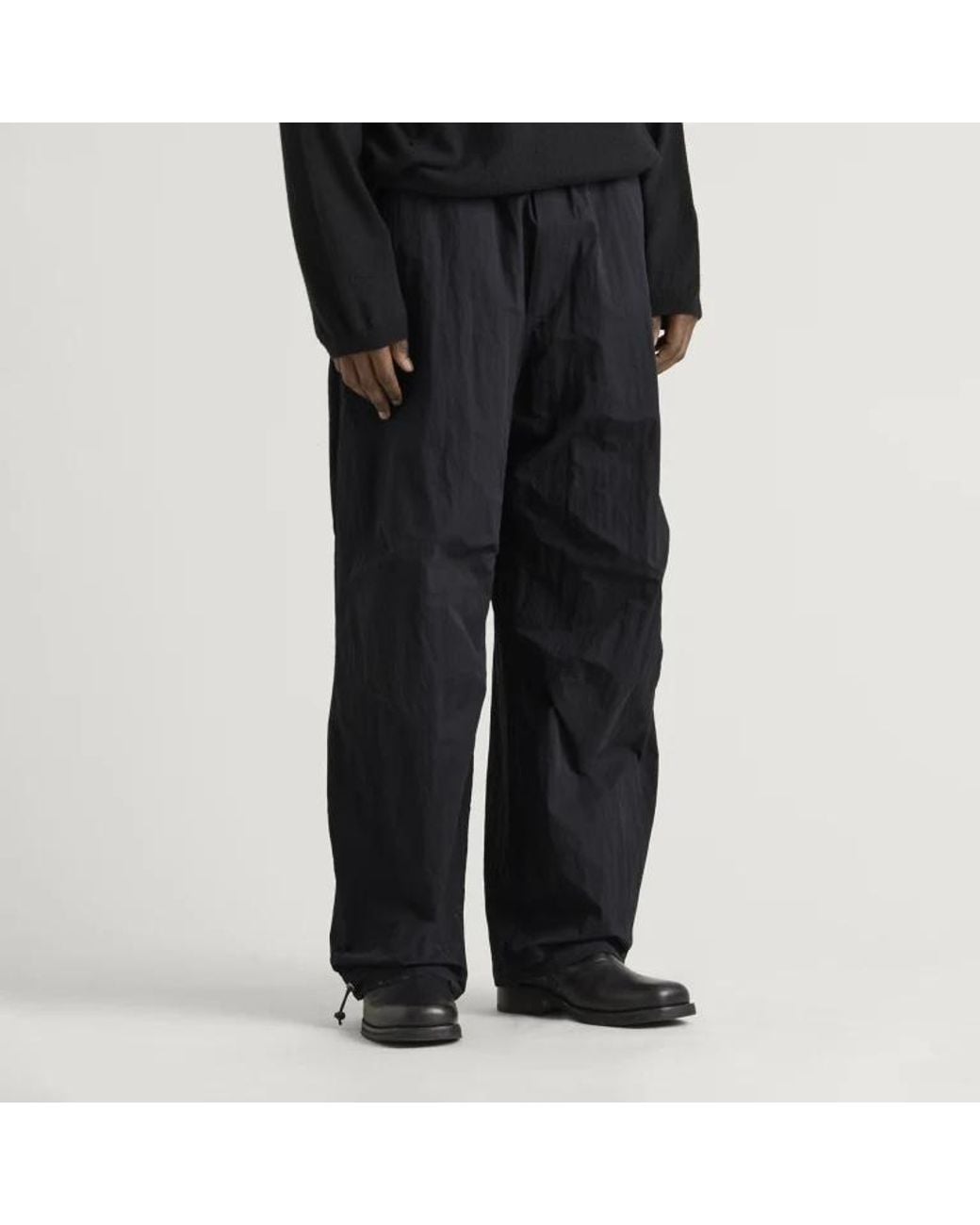 Studio Nicholson Blue Logo Casual Pants for men