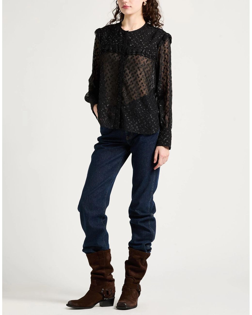 Isabel Marant Black Shirt Polyester