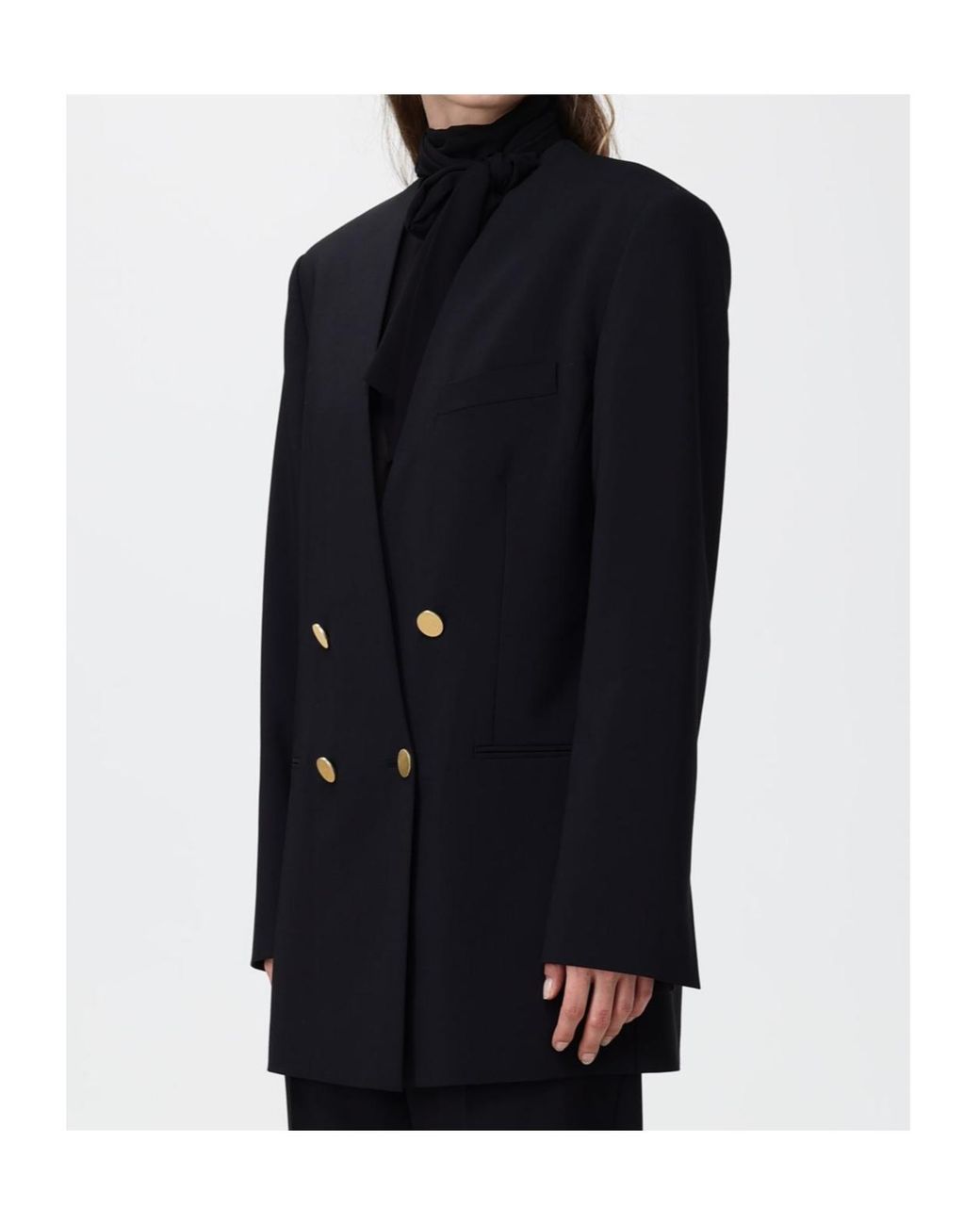 Alberta Ferretti Blue Double-Breasted Jacket