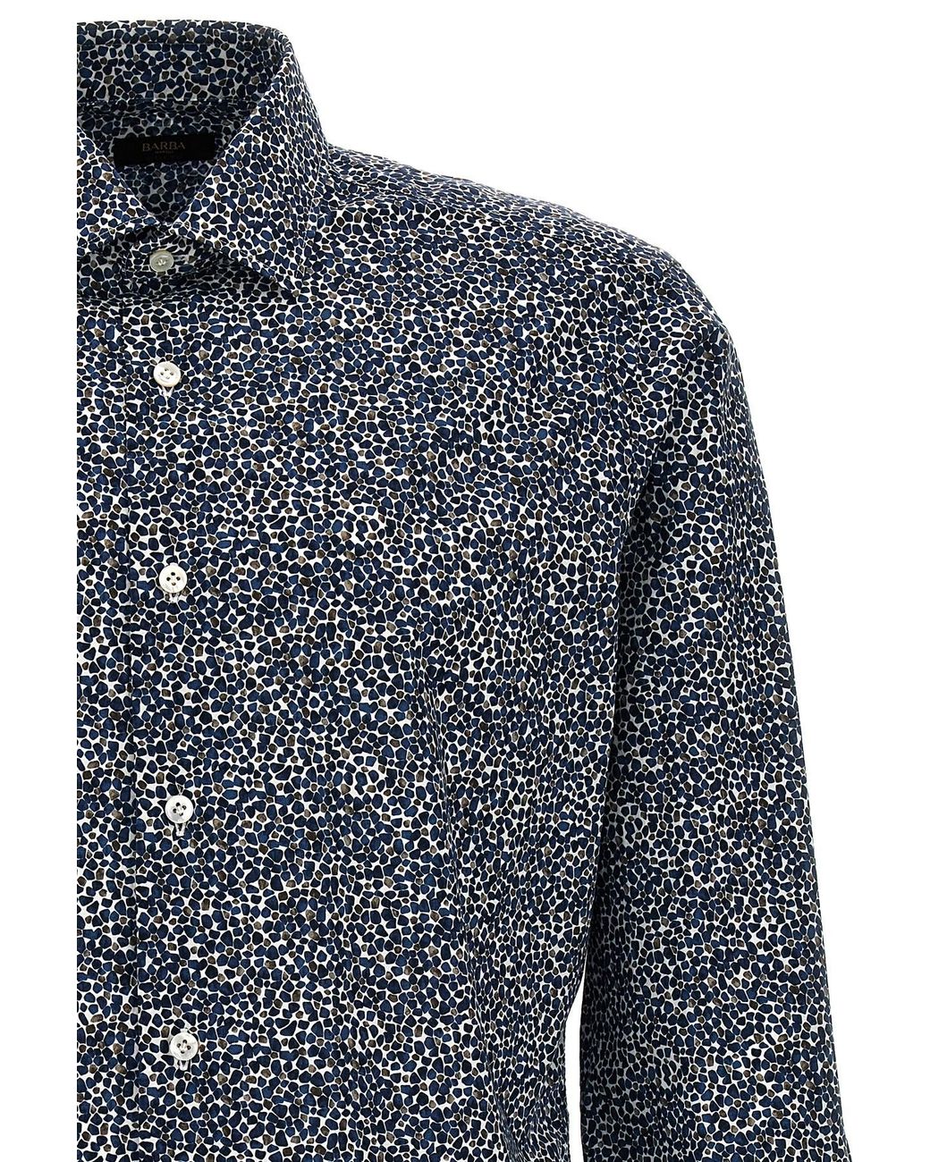 Barba Napoli Blue Culto Shirt for men