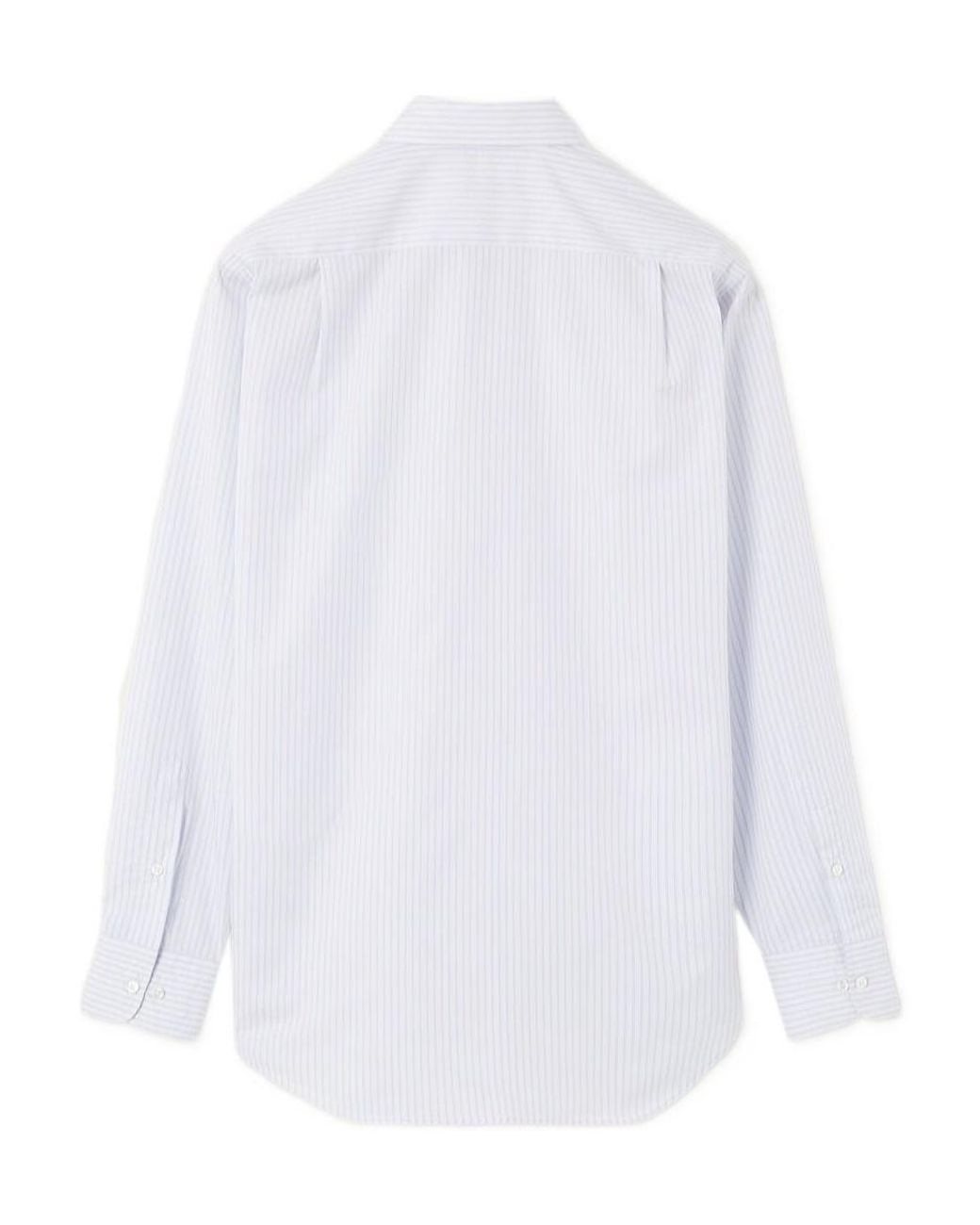 Loro Piana White Striped Shirt for men
