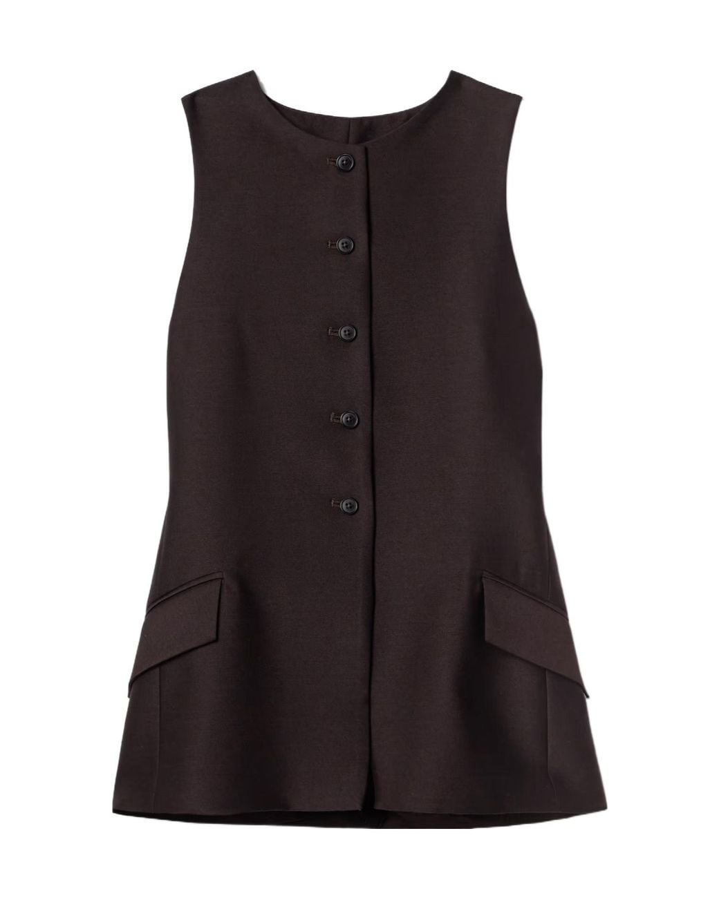 Kallmeyer Black Casual Sleeveless Vest