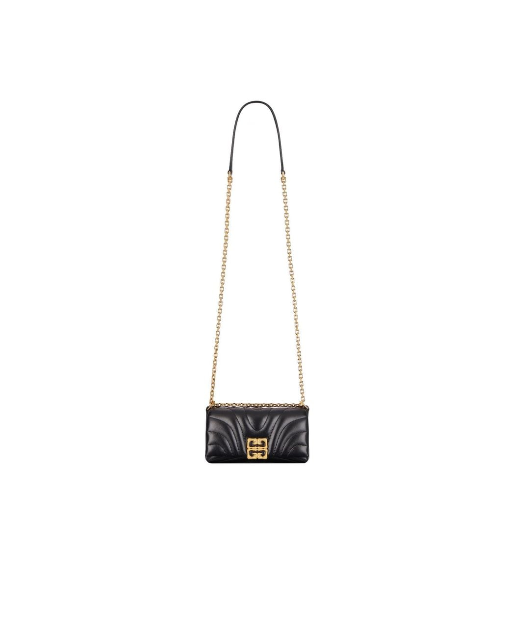 Givenchy White 4G Liquid Flap Wallet
