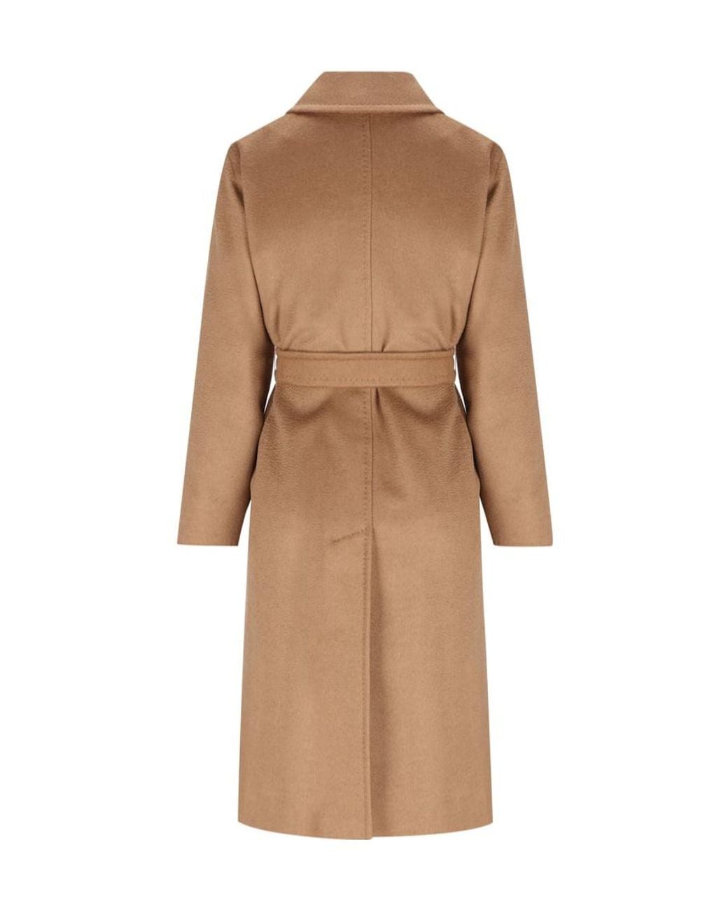 Max Mara Natural Manuela Belted Wrap Coat