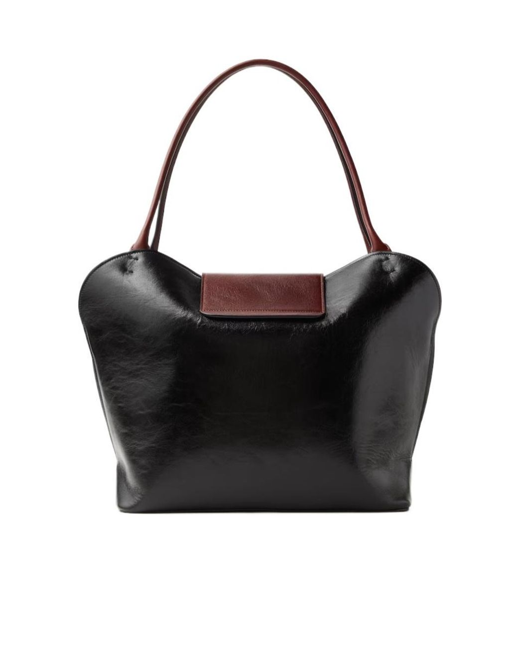 Versace Black Vivian Large Leather Shoulder Bag
