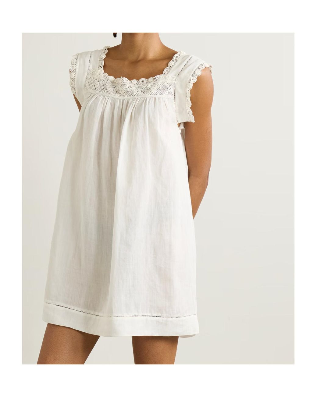Doen White Almadia Dress