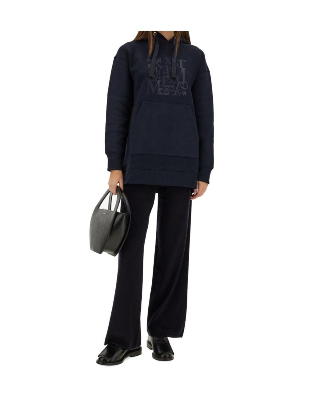 Max Mara Blue Long-Sleeved Sweater