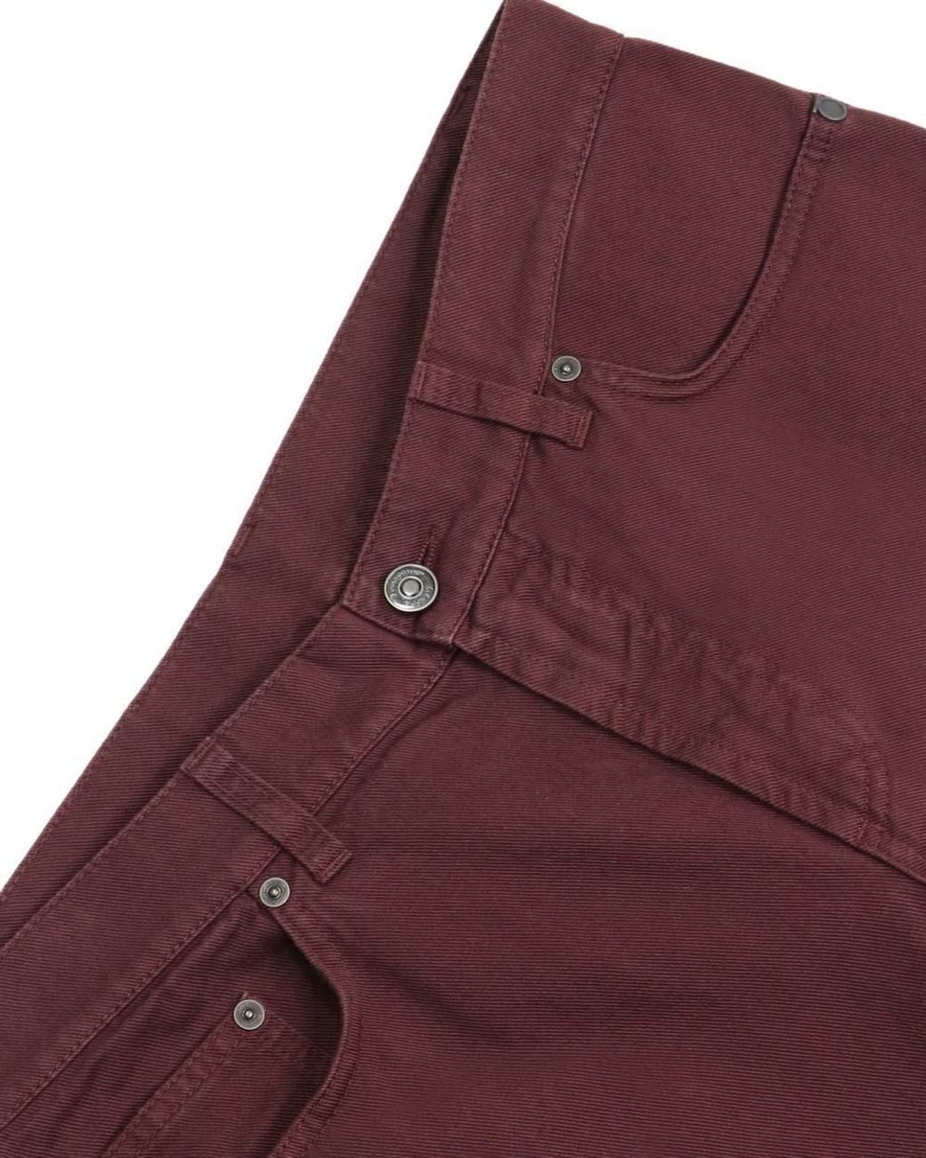 Ferragamo Red Straight Jeans for men