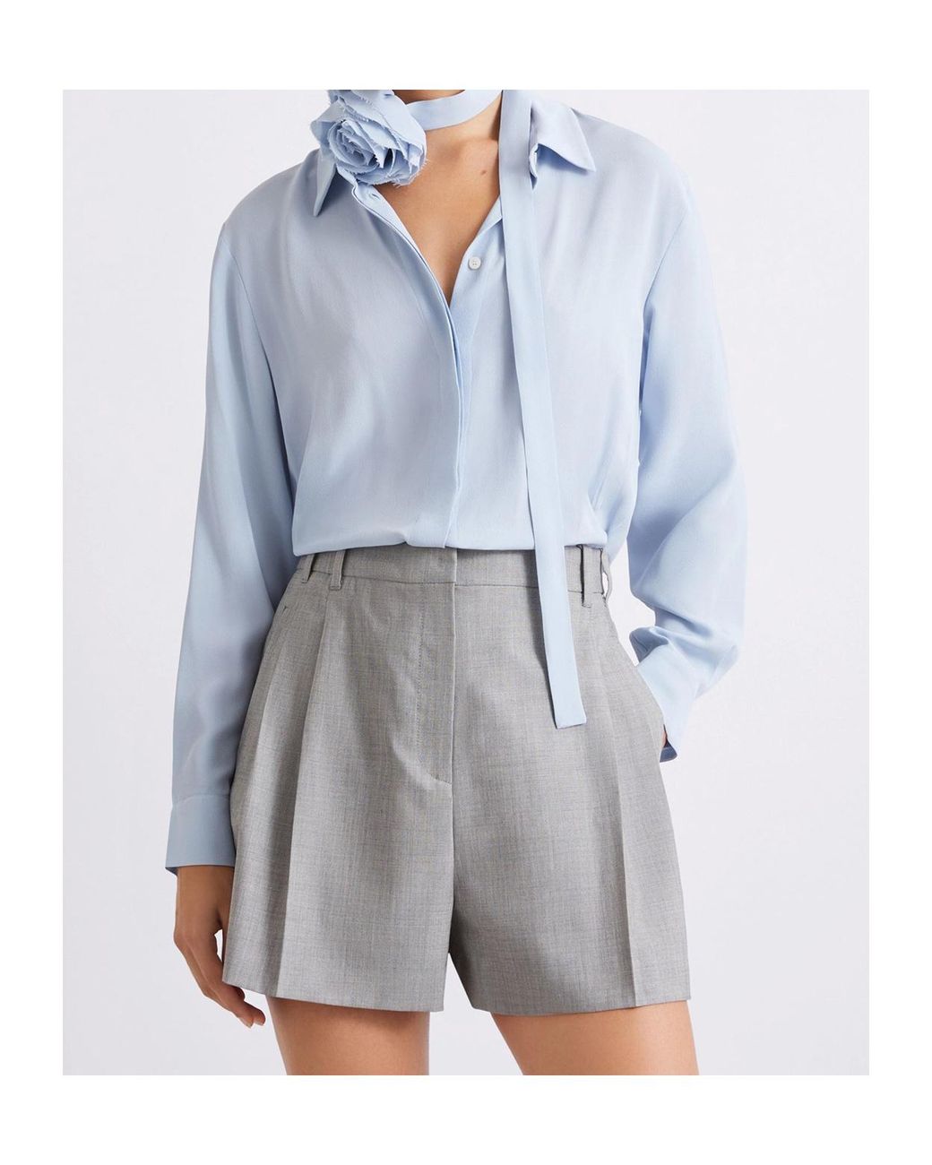 Marella Blue Long Sleeve Shirt