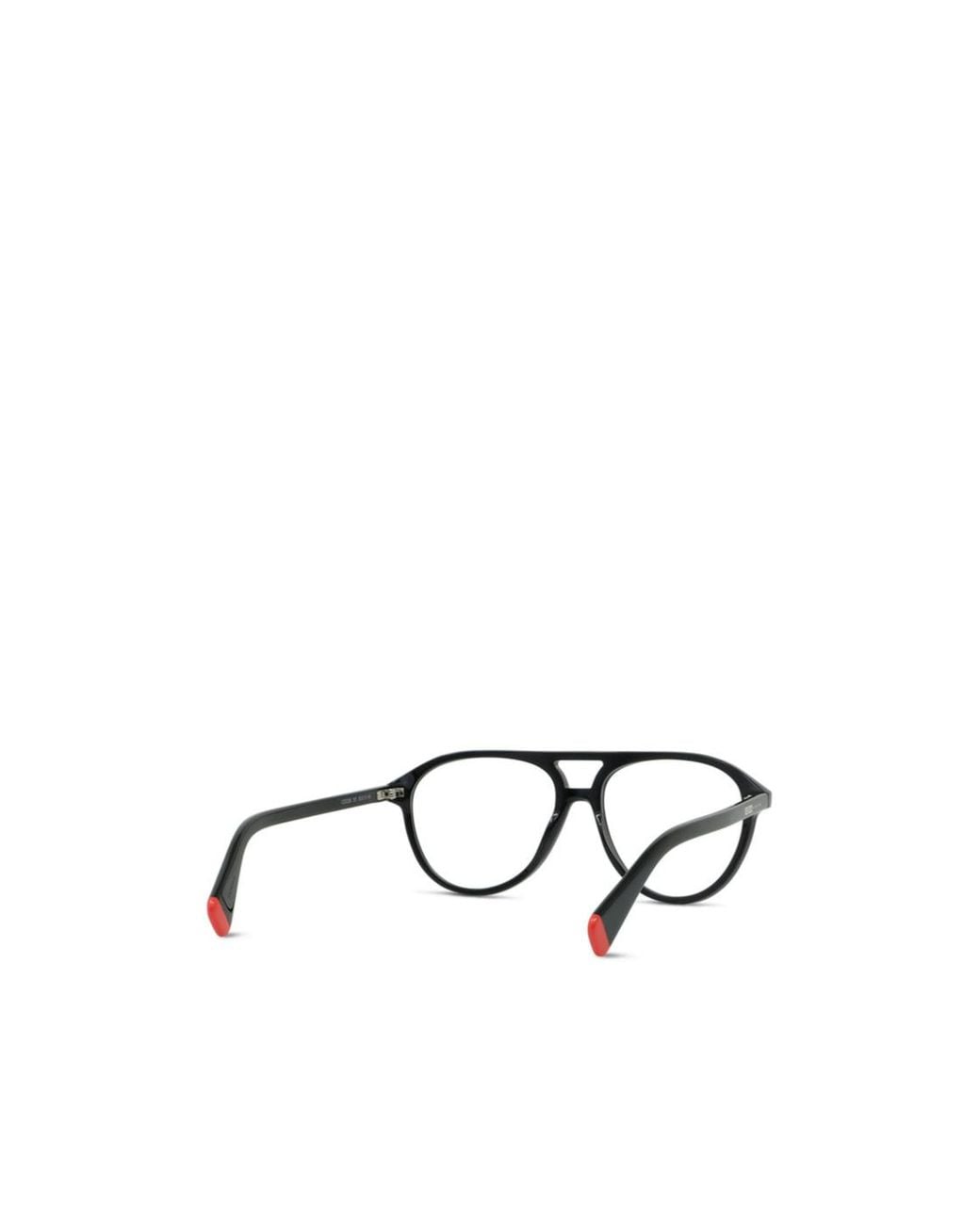 KENZO White Full-Rim Non-Prescription Glasses for men