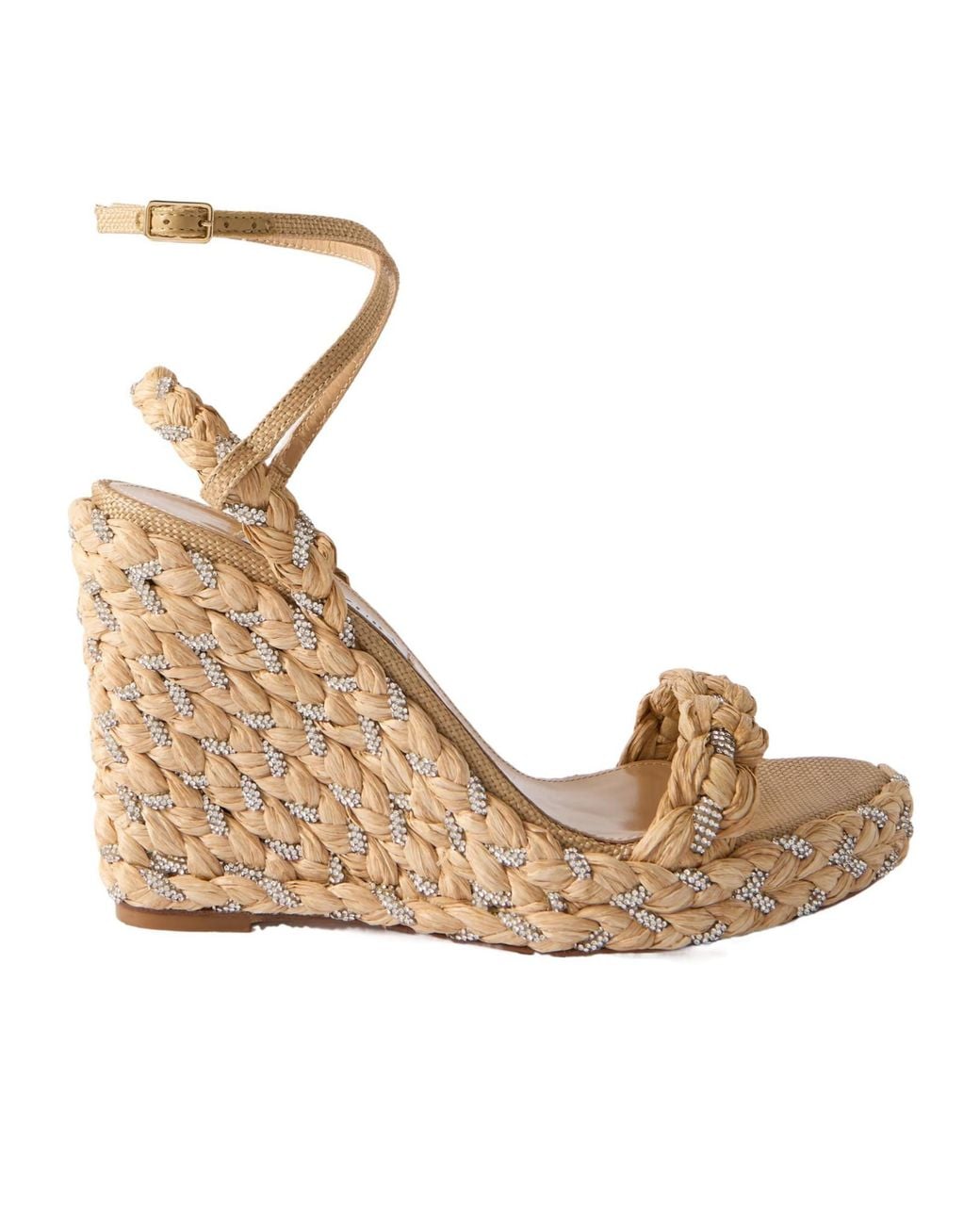 Aquazzura Natural Raffia Shoes