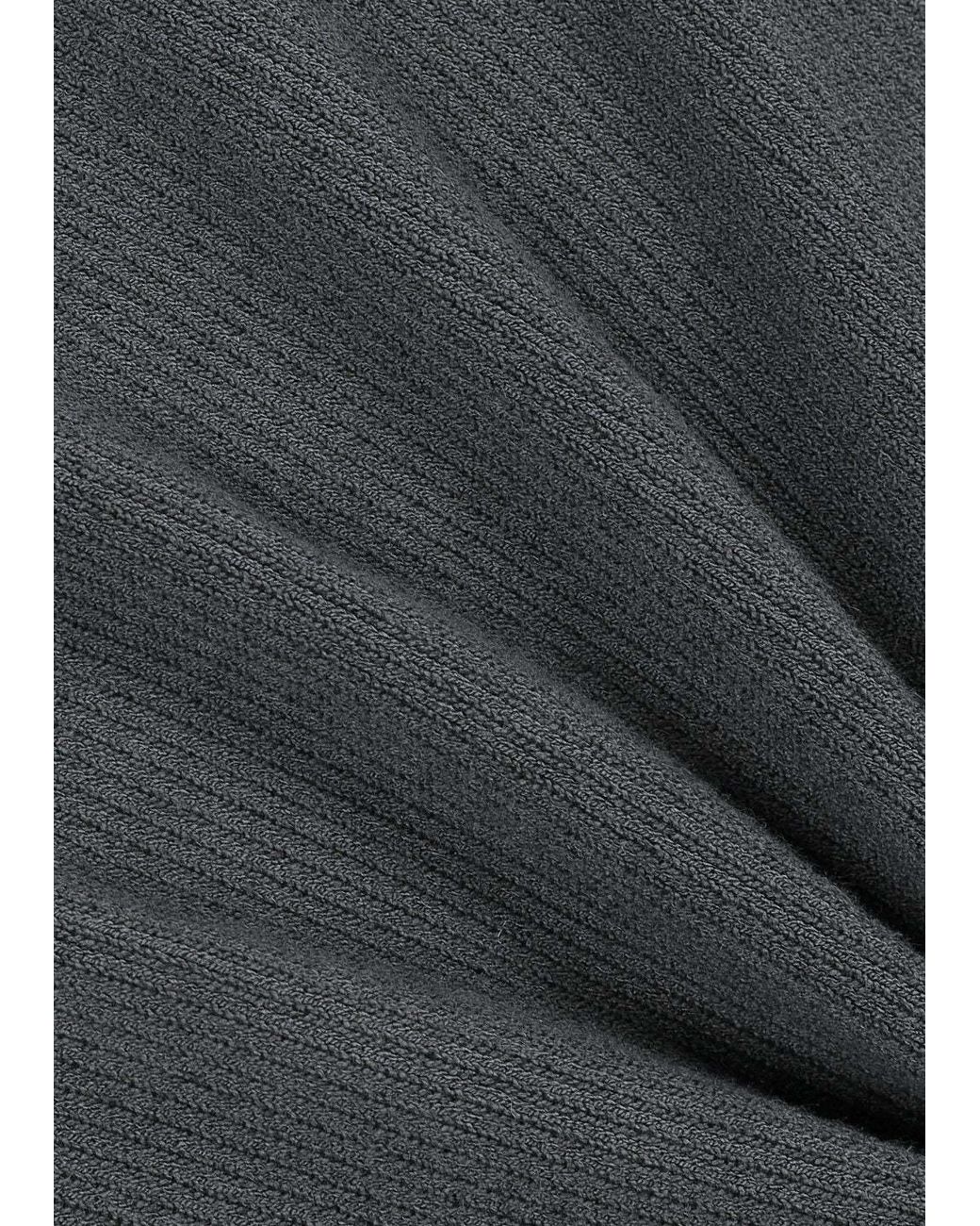Amomento Gray Stripe Button Up Cardigan for men