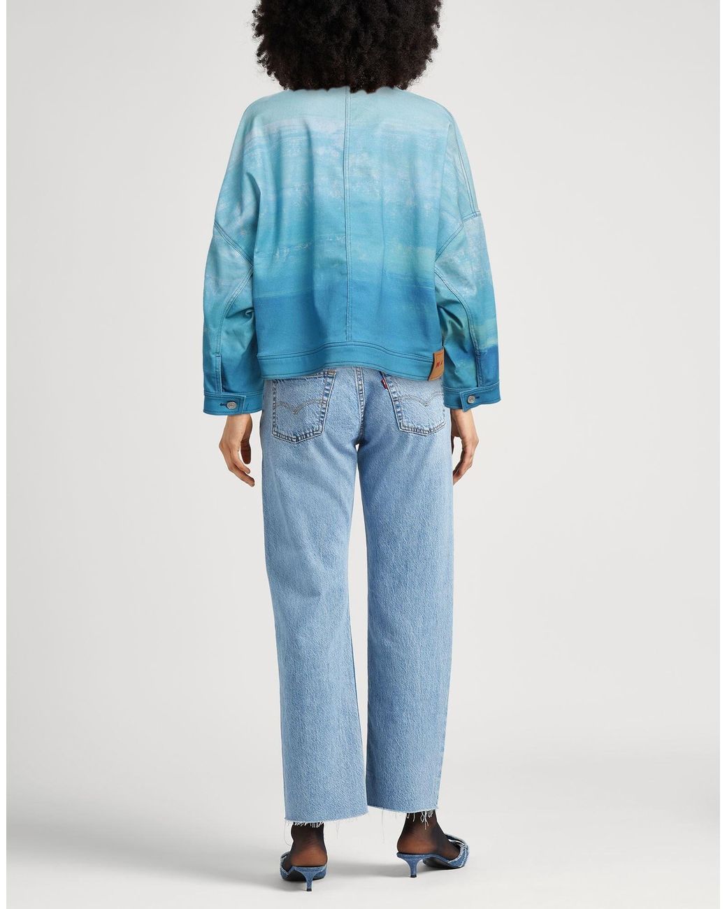 Marni Blue Tie-Dye Denim Jacket