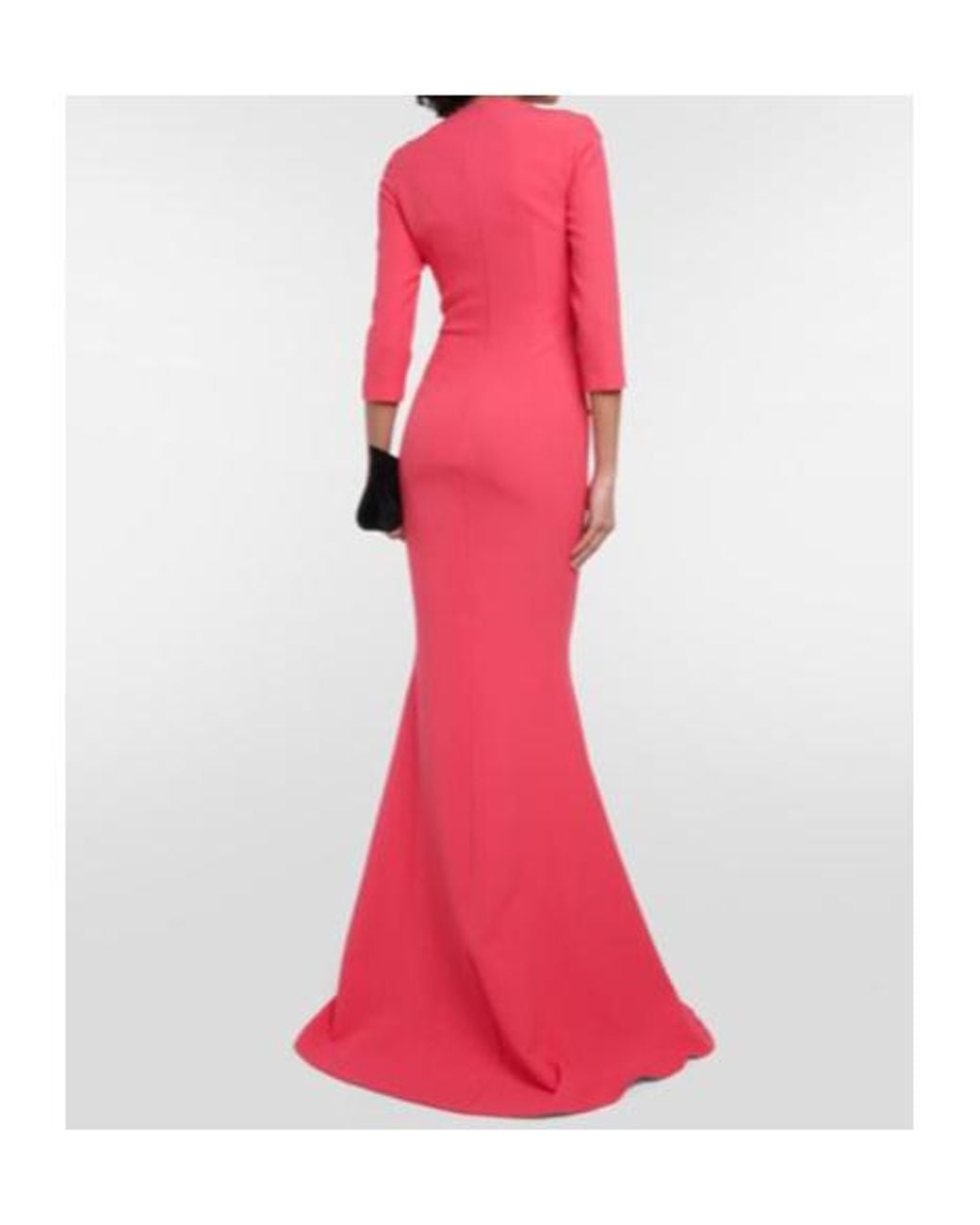 Safiyaa Red Pollina Crepe Dress