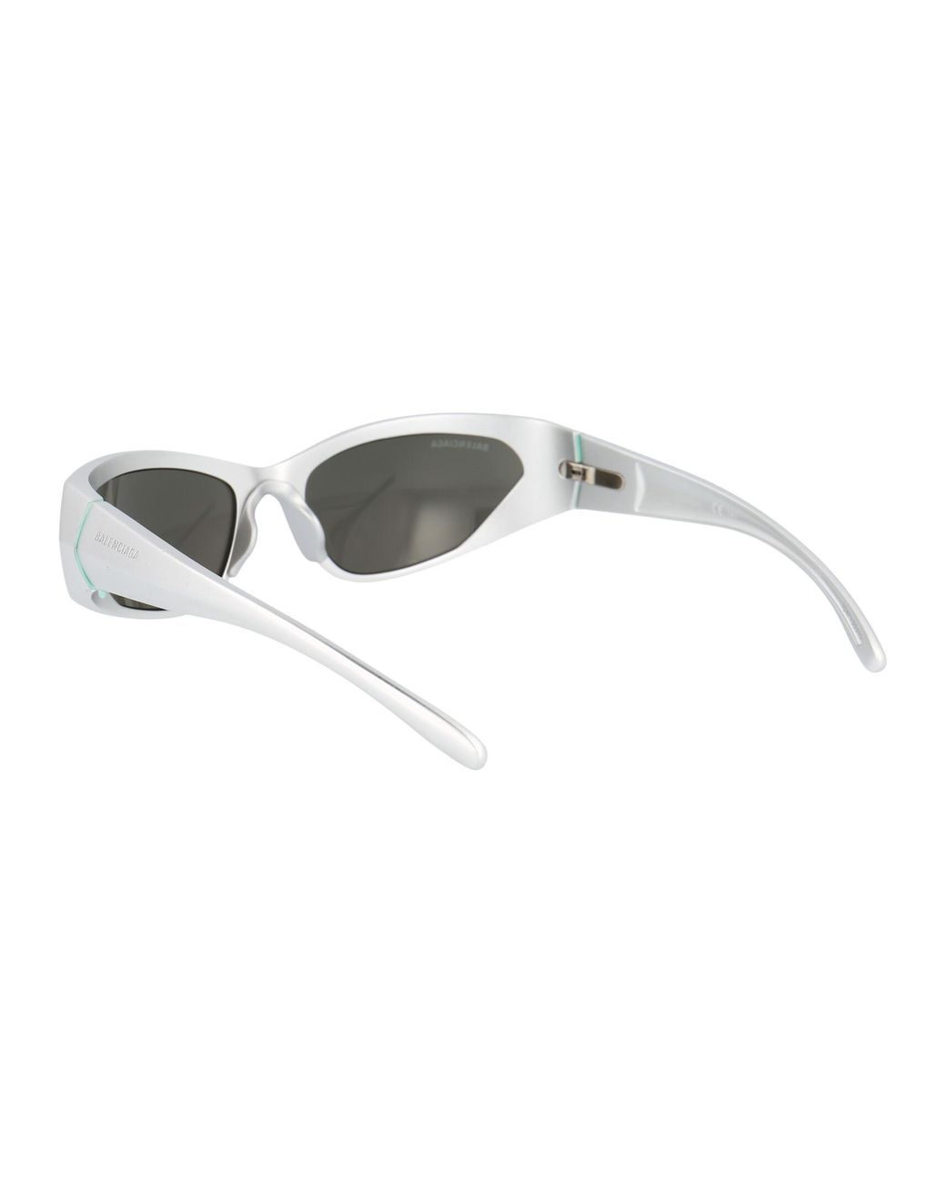 Balenciaga White Eyewear Cat Eye Sunglasses for men