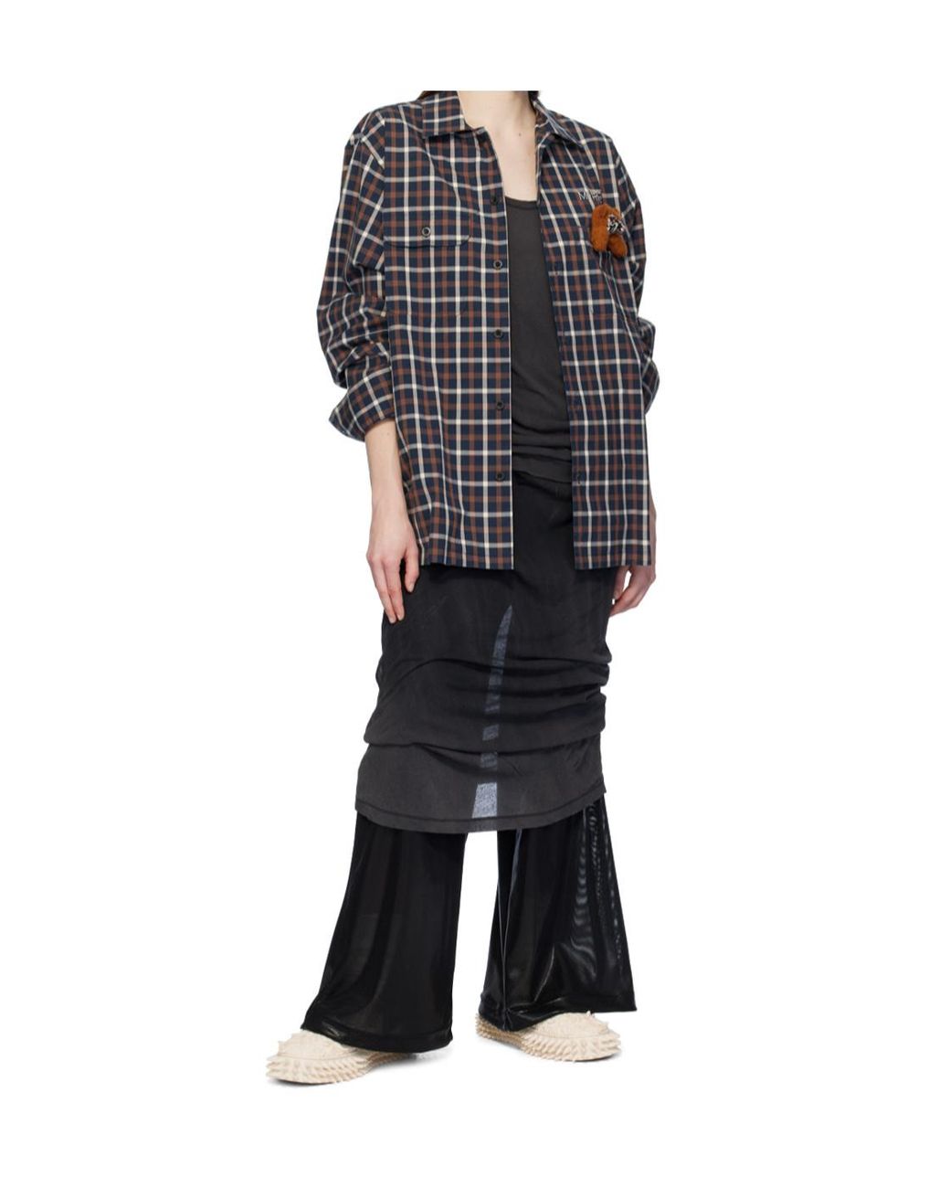 Doublet Natural Porcupine Slip-On Sneakers
