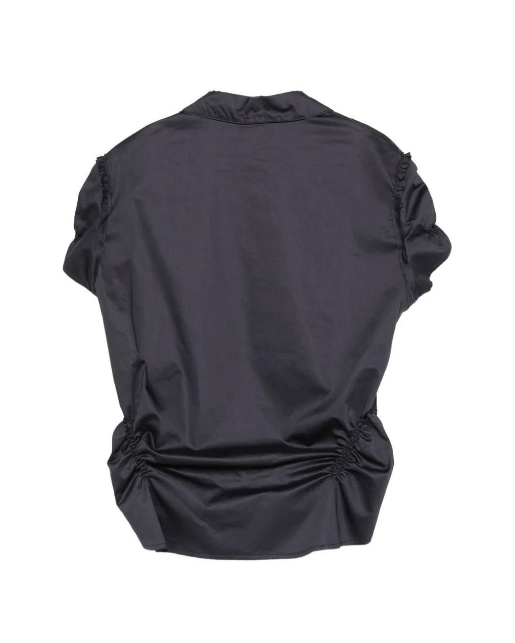 Low Classic Gray Pleated Shirt