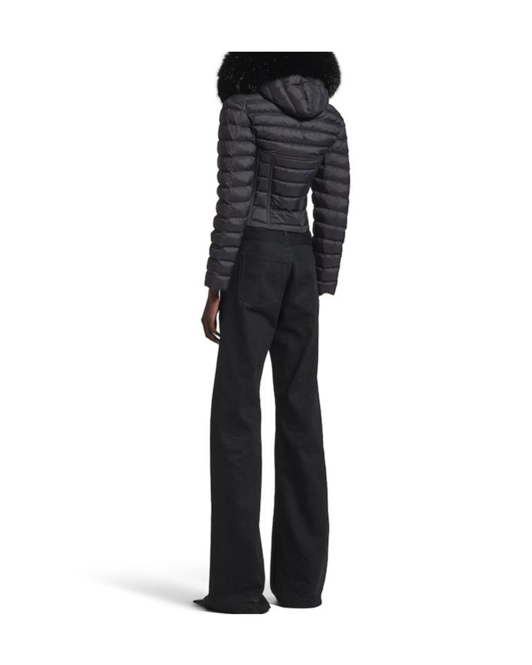 Balenciaga Black Flared-Leg Jeans