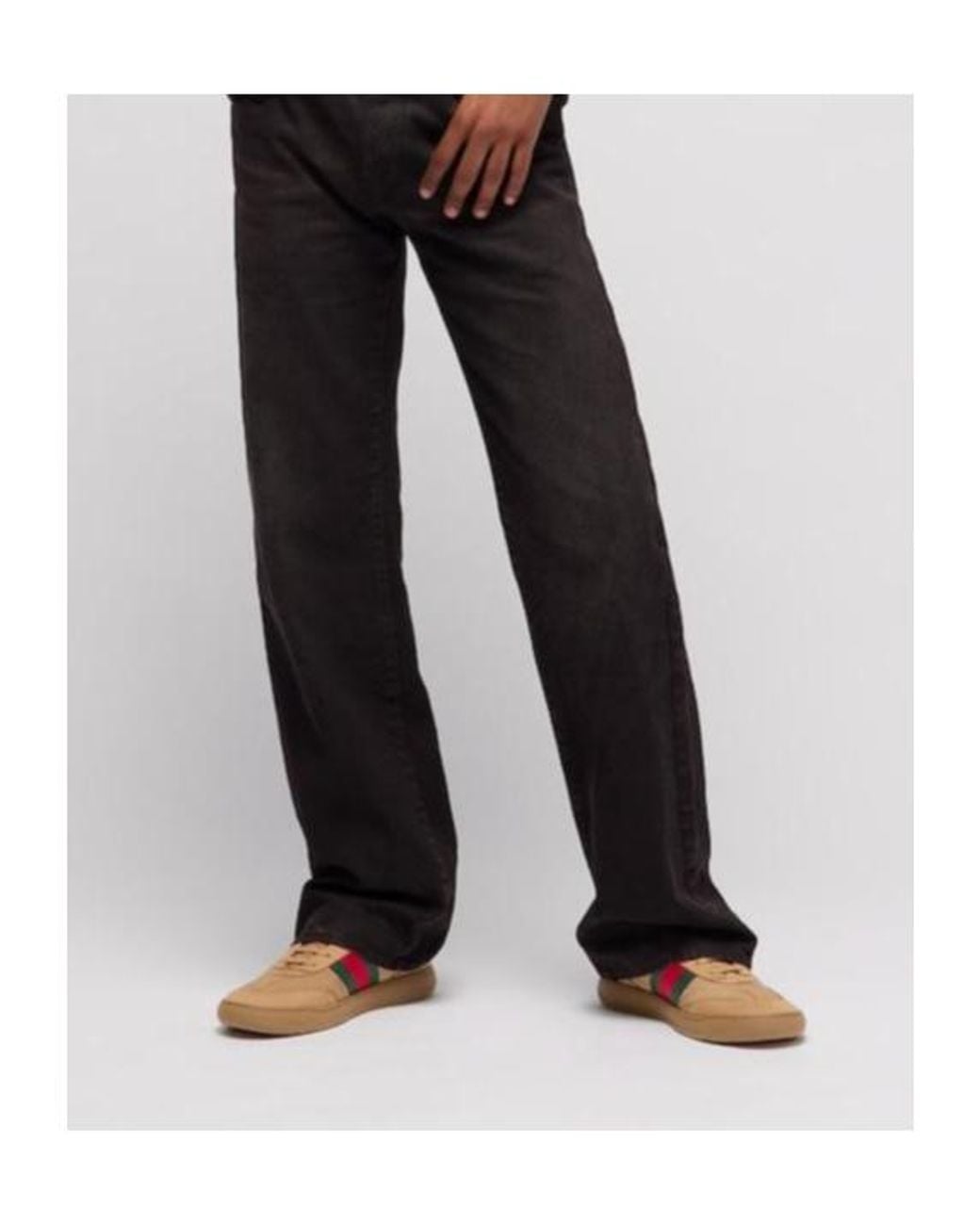 Gucci Brown Screener Sneaker for men