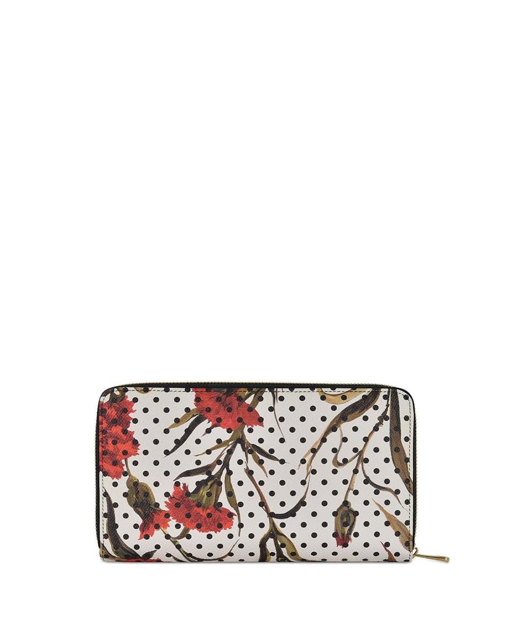 Dolce & Gabbana Red Printed Wallet