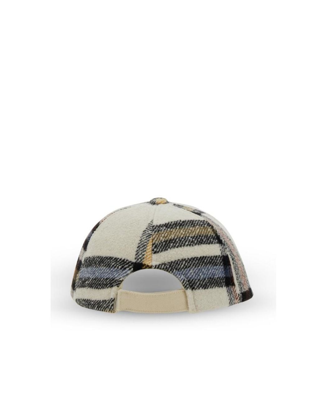 Isabel Marant Multicolor Check-Pattern Baseball Cap