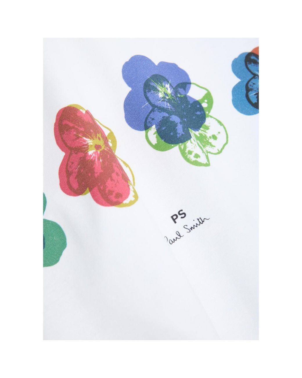 Paul Smith White Cotton Short-Sleeve T-Shirt for men