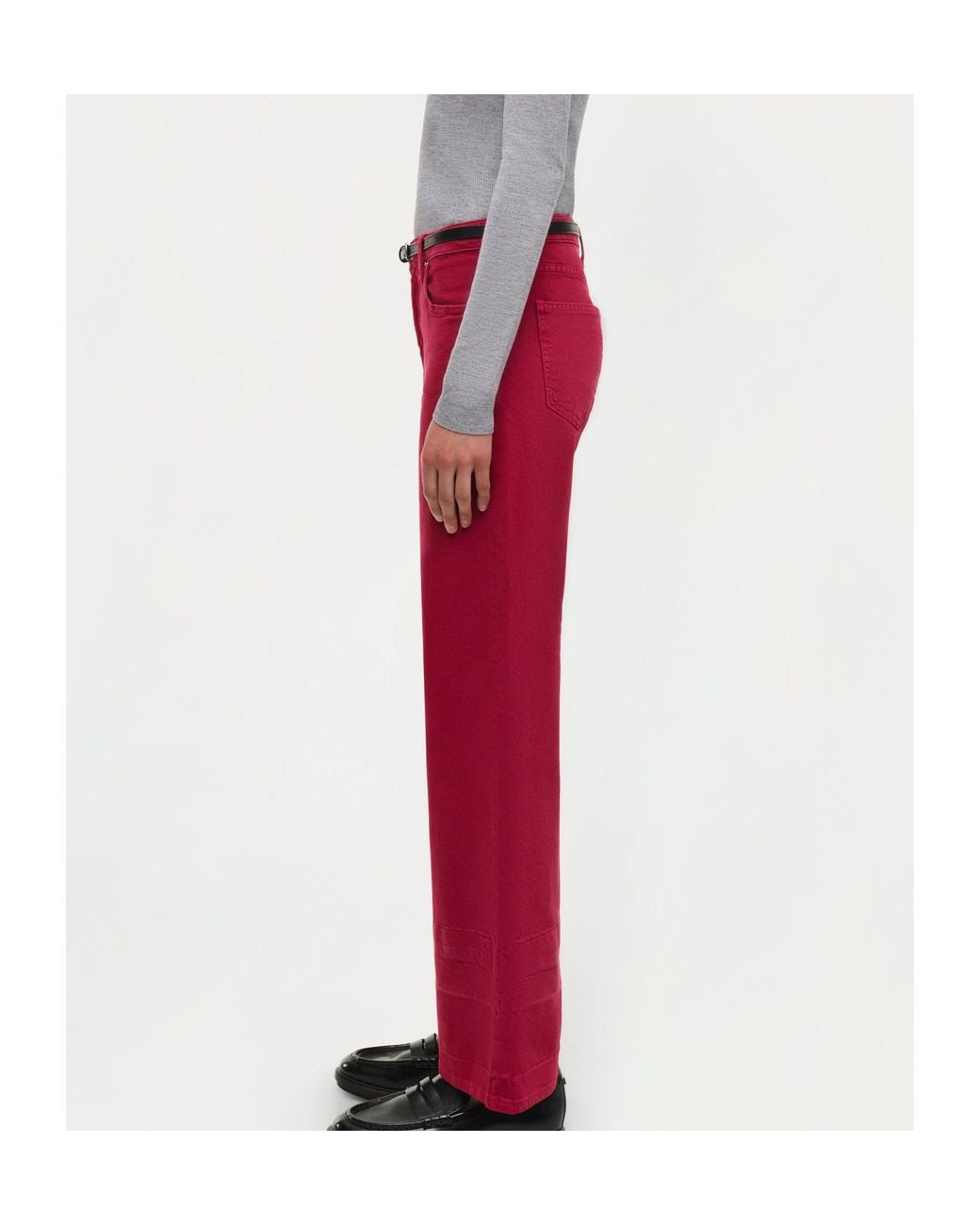 Jonathan Simkhai Red Jude Jeans