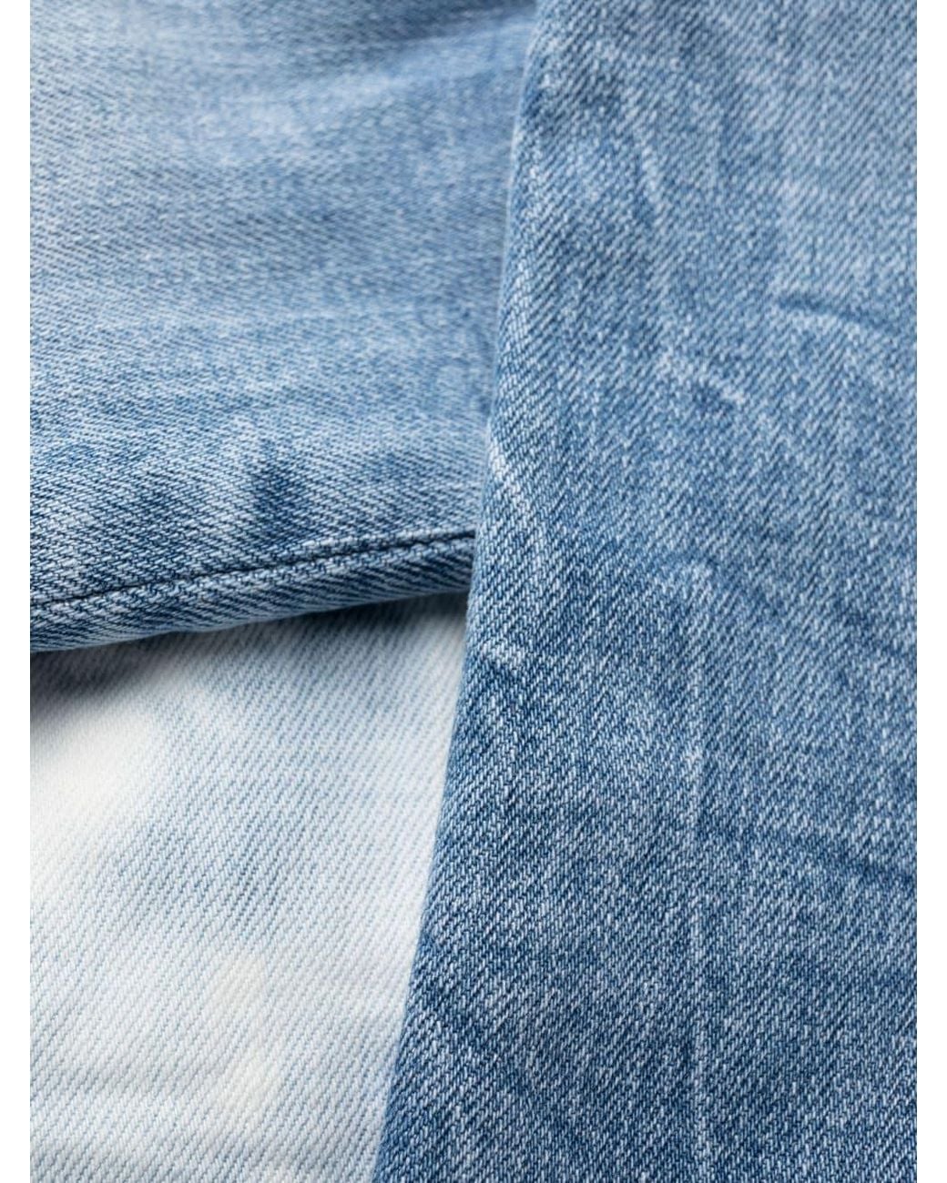 DSquared² Blue Distressed Acid Wash Jeans
