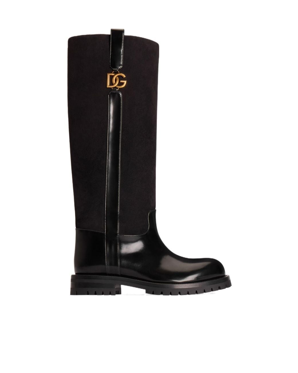 Dolce & Gabbana Black Suede Boots