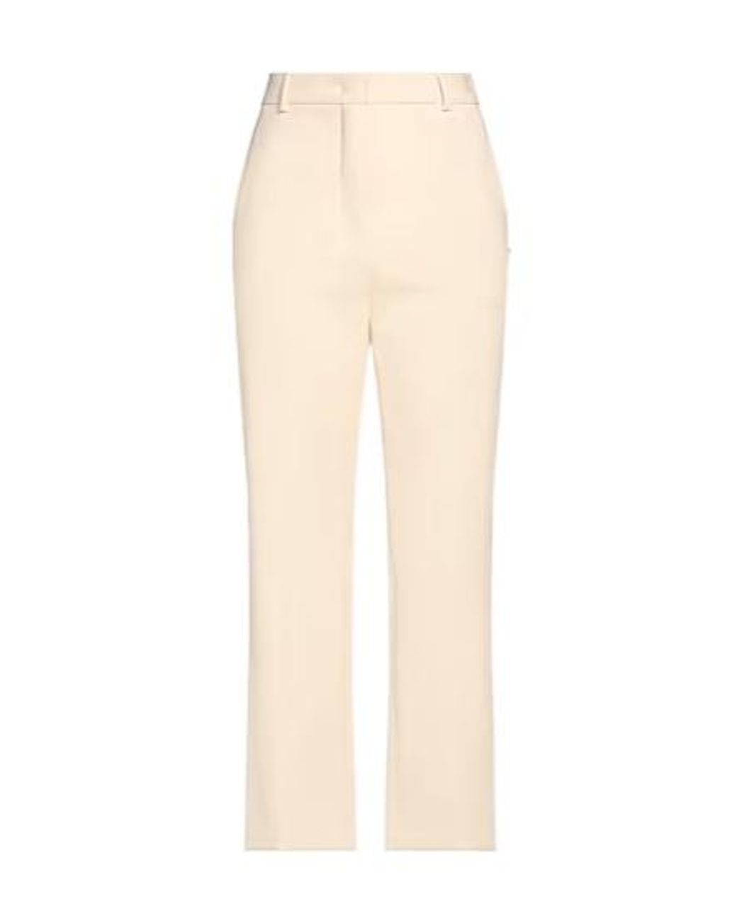 Sportmax Natural Straight-Leg Trousers