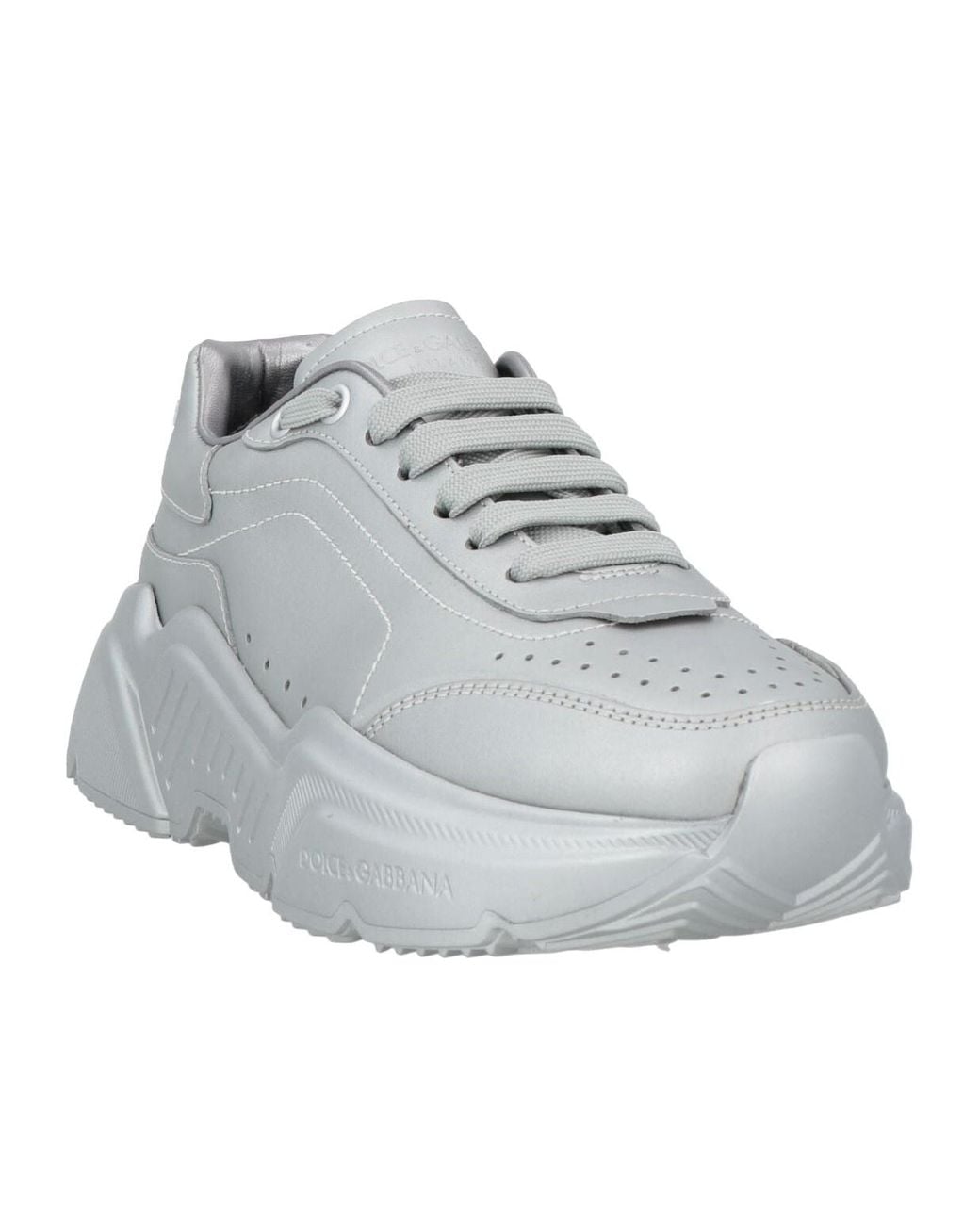 Dolce & Gabbana Gray Solid Color Sneakers