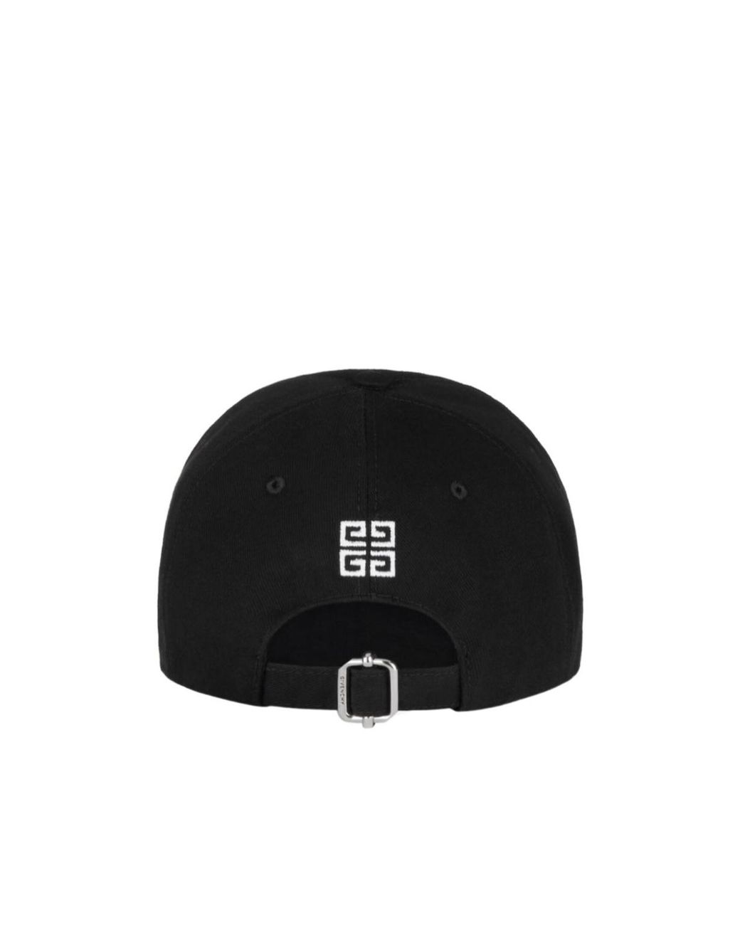 Givenchy Black 4G Logo Embroidered Baseball Cap for men