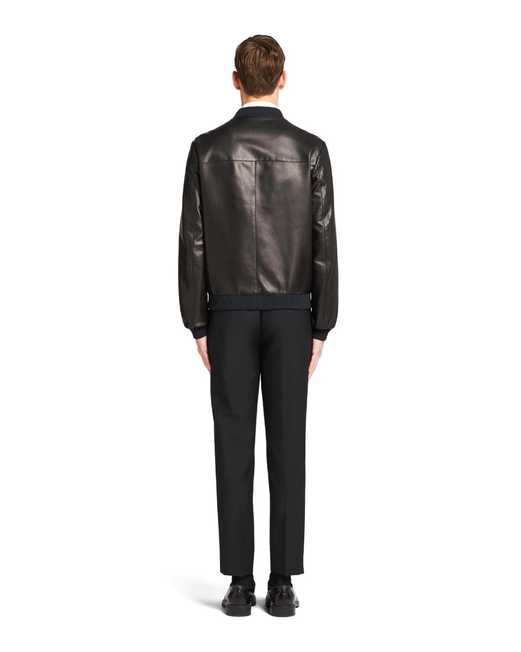 Prada Black Reversible Bomber Jacket for men